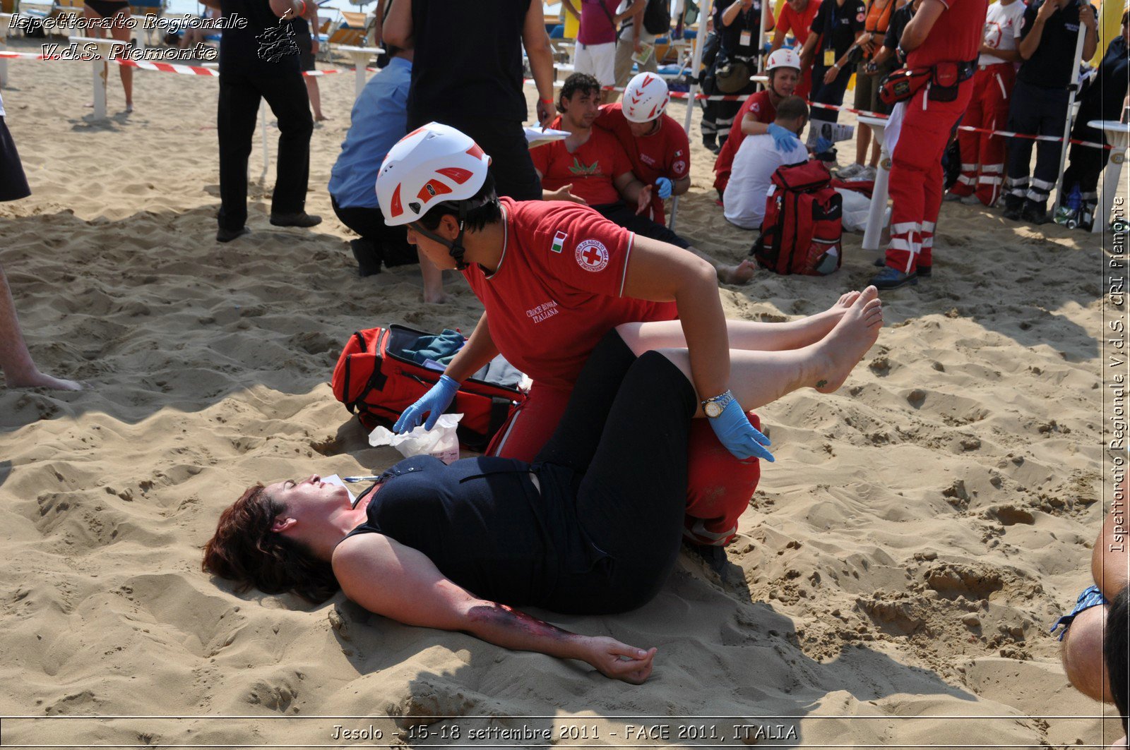 Jesolo - 15-18 settembre 2011 - FACE 2011, ITALIA -  Croce Rossa Italiana - Ispettorato Regionale Volontari del Soccorso Piemonte