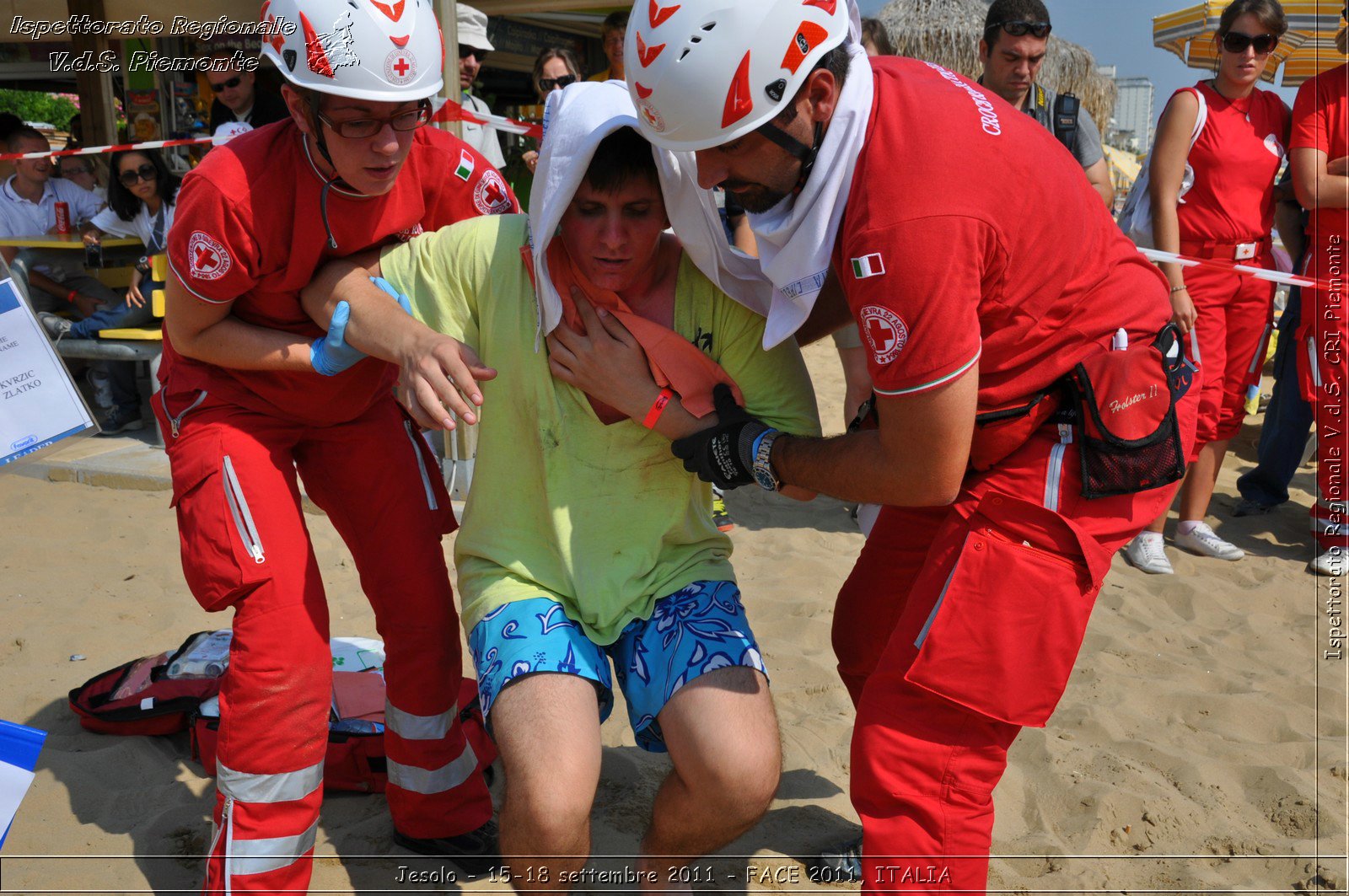 Jesolo - 15-18 settembre 2011 - FACE 2011, ITALIA -  Croce Rossa Italiana - Ispettorato Regionale Volontari del Soccorso Piemonte