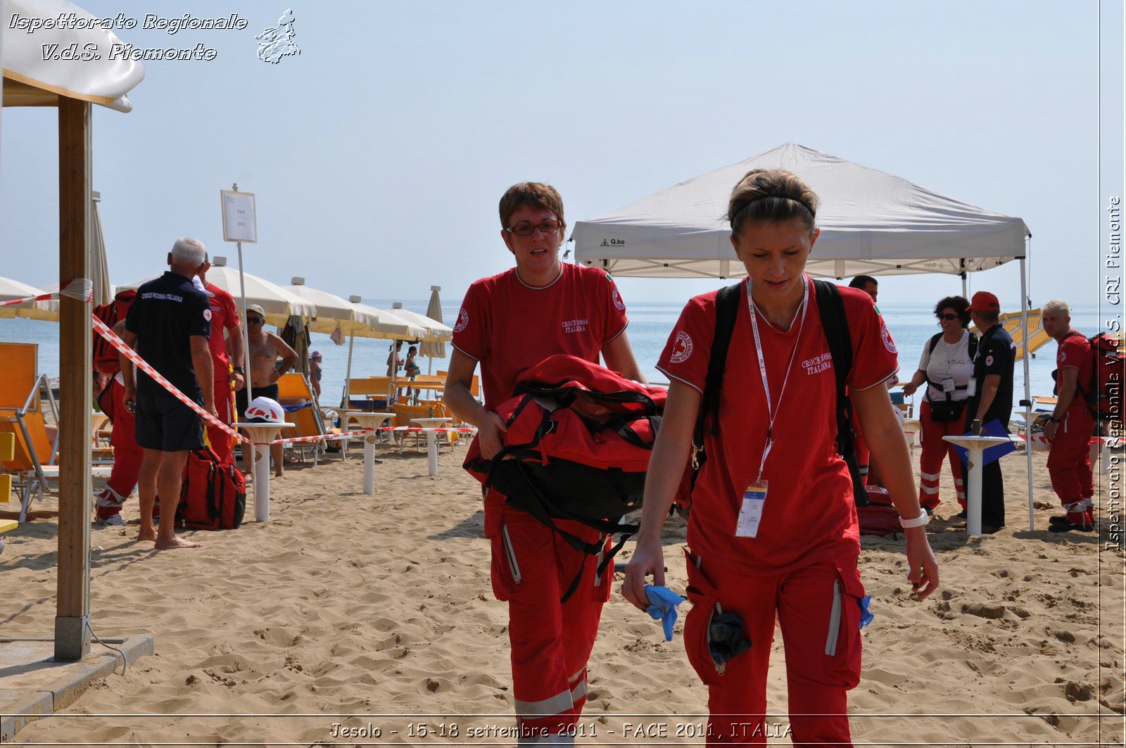 Jesolo - 15-18 settembre 2011 - FACE 2011, ITALIA -  Croce Rossa Italiana - Ispettorato Regionale Volontari del Soccorso Piemonte