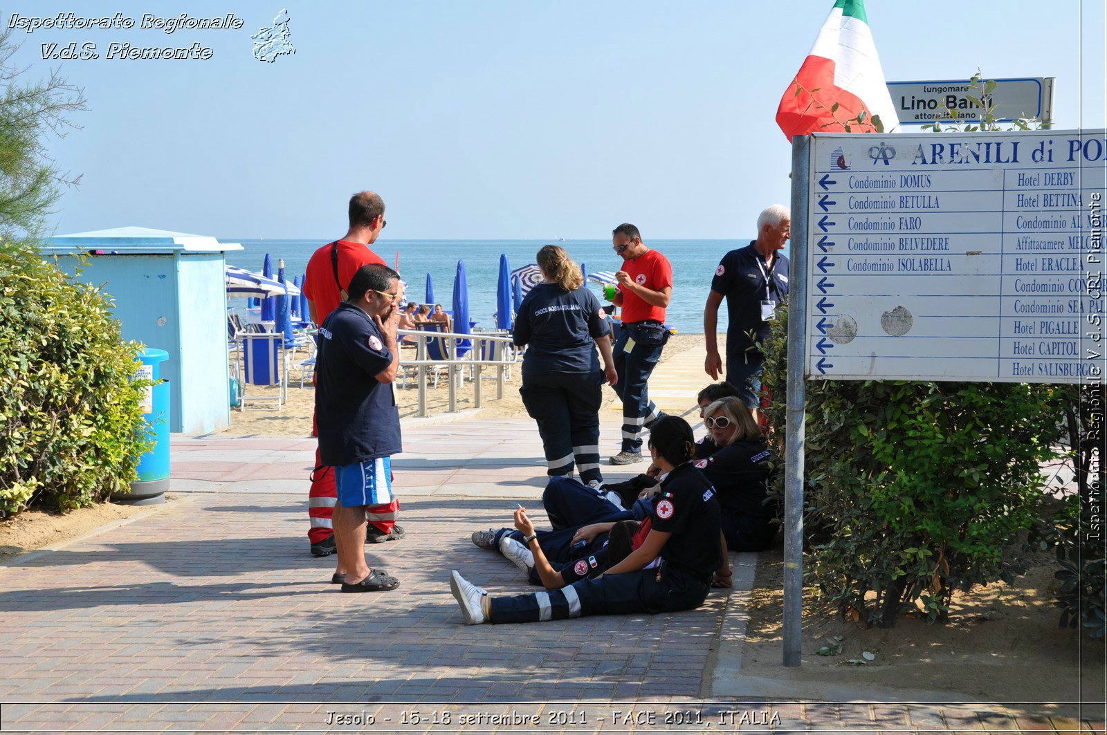 Jesolo - 15-18 settembre 2011 - FACE 2011, ITALIA -  Croce Rossa Italiana - Ispettorato Regionale Volontari del Soccorso Piemonte