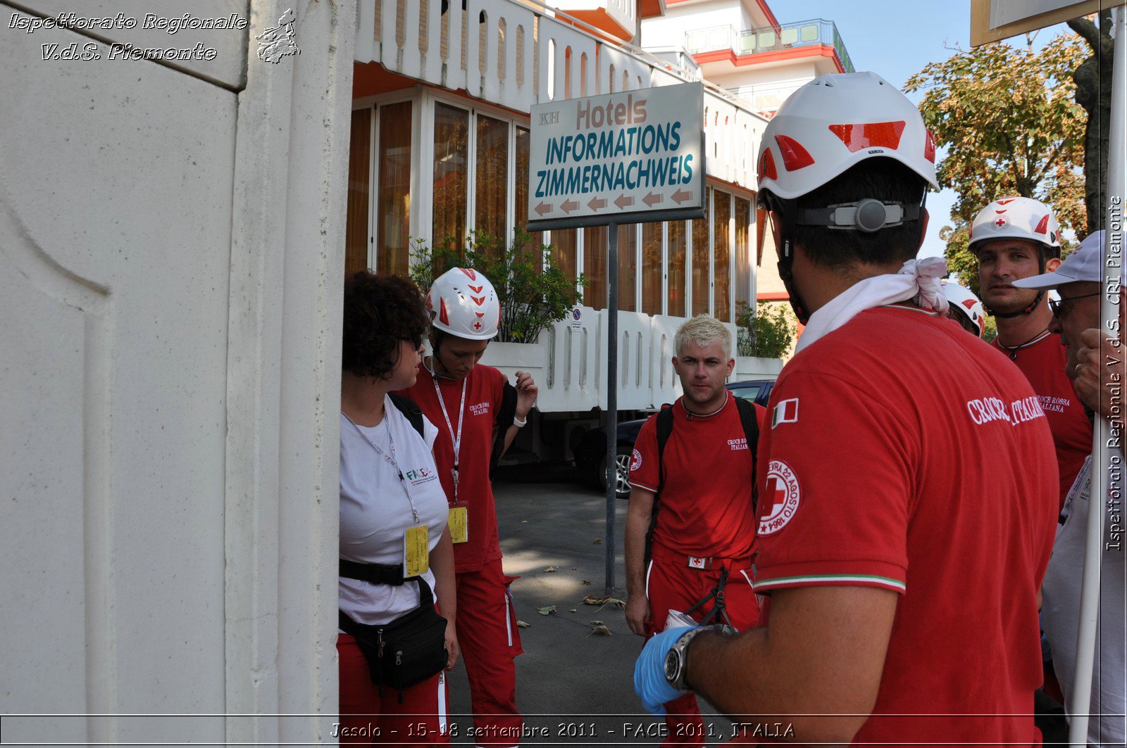 Jesolo - 15-18 settembre 2011 - FACE 2011, ITALIA -  Croce Rossa Italiana - Ispettorato Regionale Volontari del Soccorso Piemonte