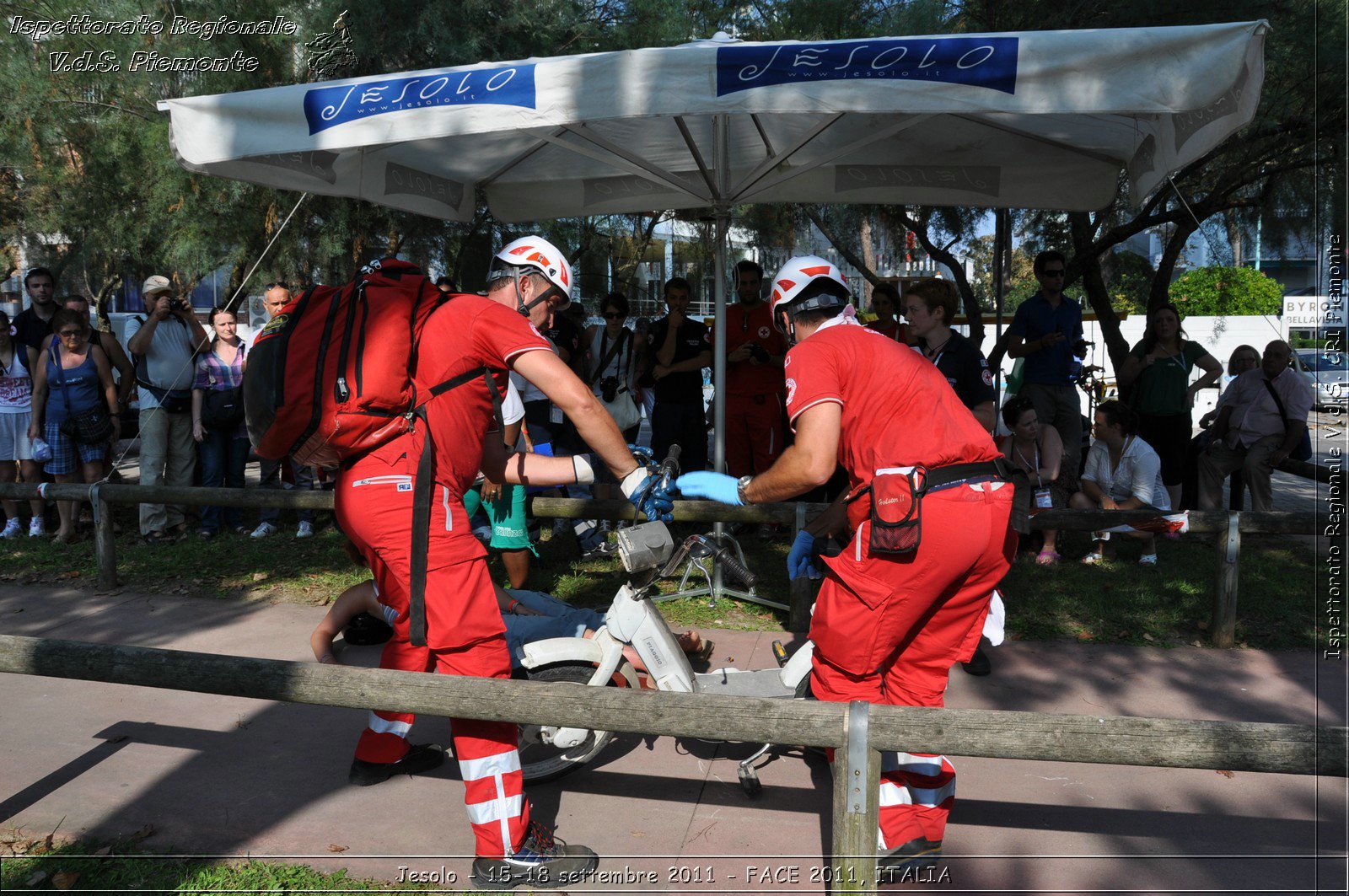 Jesolo - 15-18 settembre 2011 - FACE 2011, ITALIA -  Croce Rossa Italiana - Ispettorato Regionale Volontari del Soccorso Piemonte