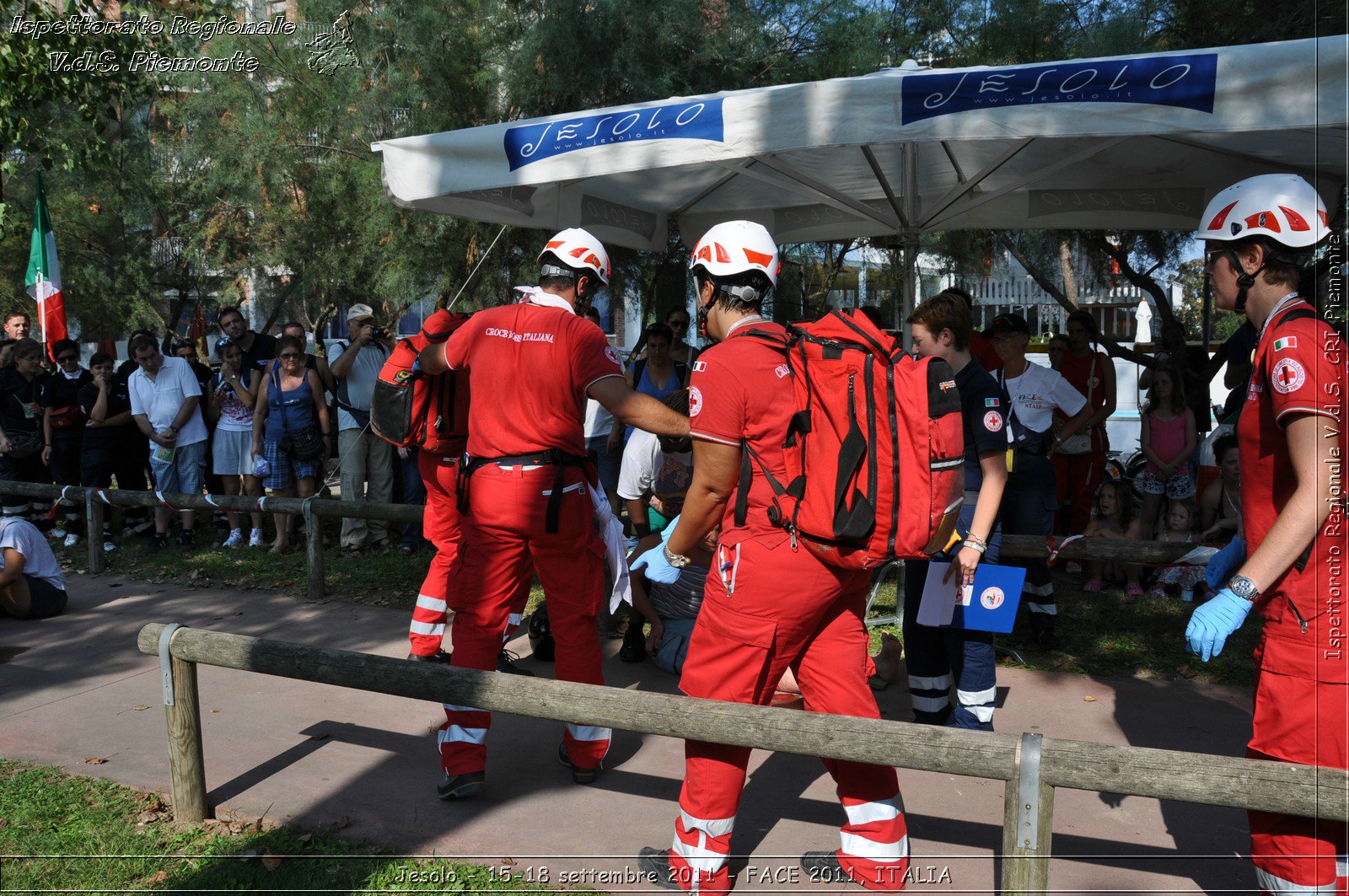 Jesolo - 15-18 settembre 2011 - FACE 2011, ITALIA -  Croce Rossa Italiana - Ispettorato Regionale Volontari del Soccorso Piemonte