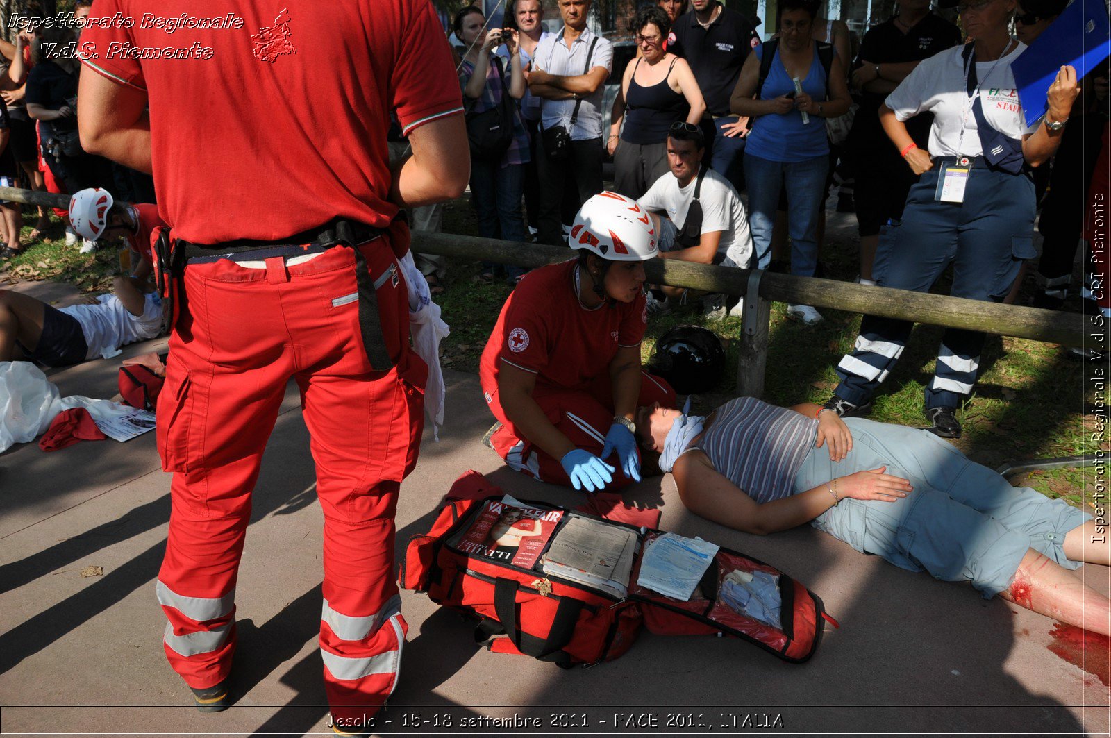 Jesolo - 15-18 settembre 2011 - FACE 2011, ITALIA -  Croce Rossa Italiana - Ispettorato Regionale Volontari del Soccorso Piemonte