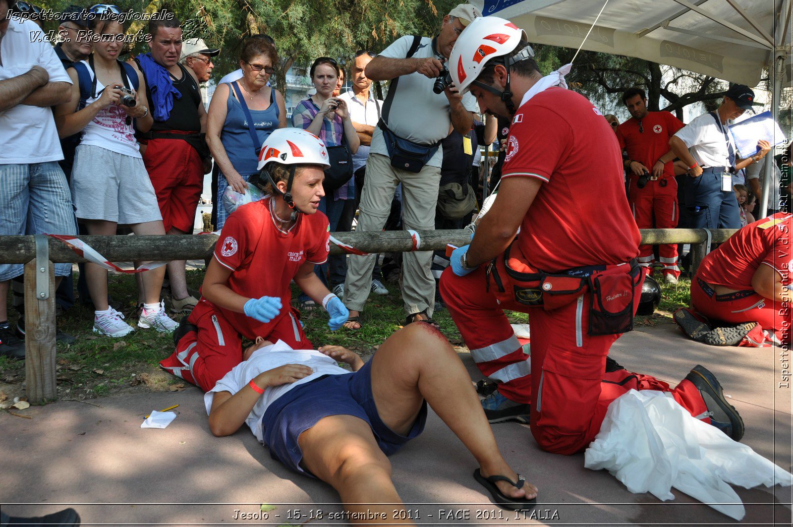 Jesolo - 15-18 settembre 2011 - FACE 2011, ITALIA -  Croce Rossa Italiana - Ispettorato Regionale Volontari del Soccorso Piemonte