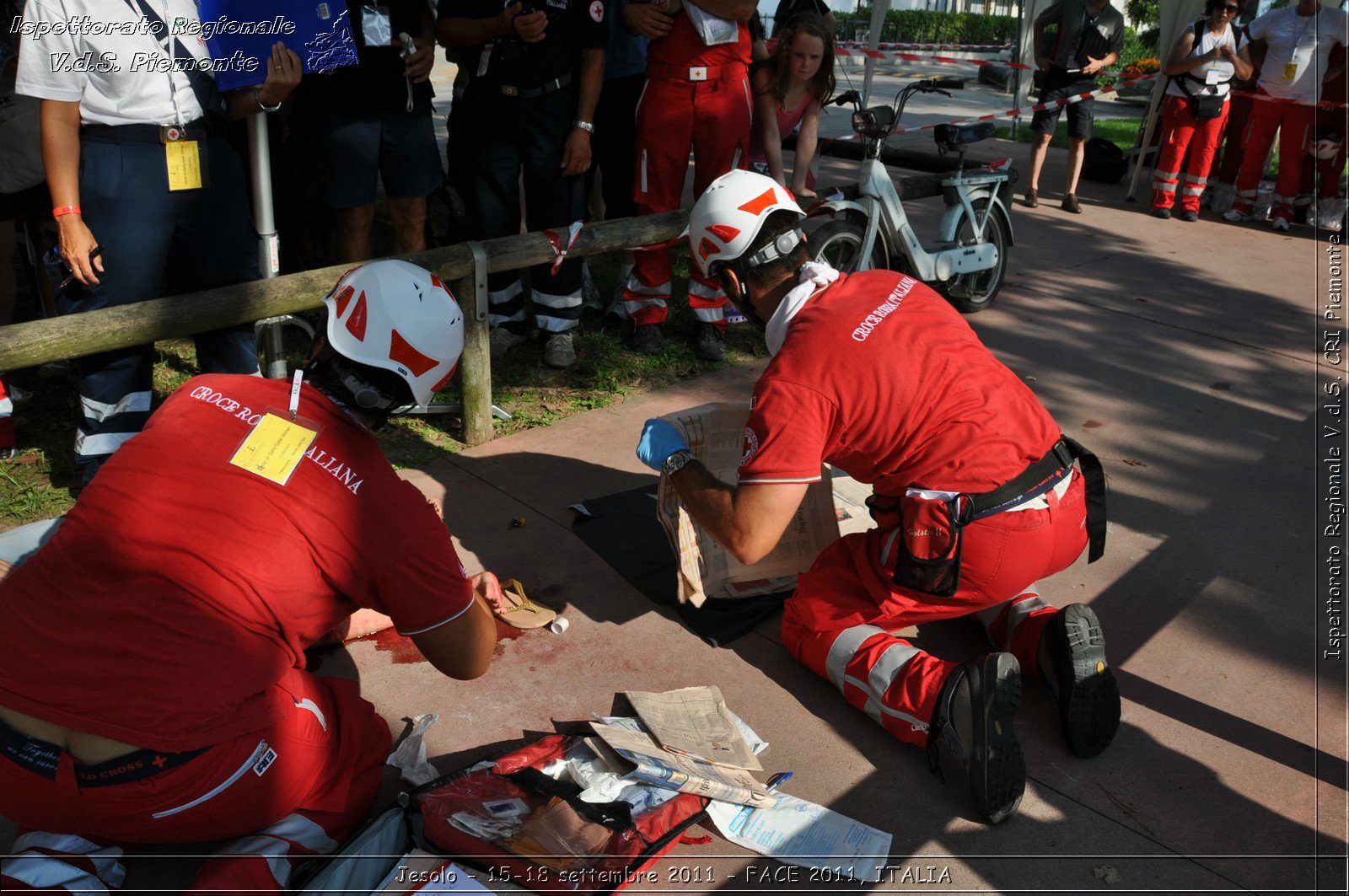 Jesolo - 15-18 settembre 2011 - FACE 2011, ITALIA -  Croce Rossa Italiana - Ispettorato Regionale Volontari del Soccorso Piemonte