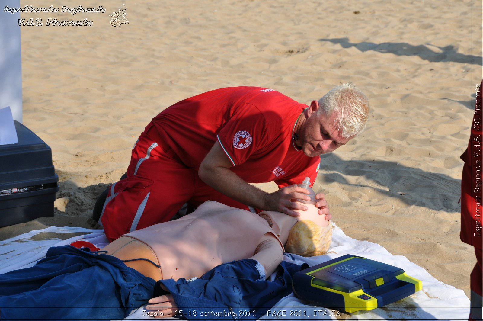 Jesolo - 15-18 settembre 2011 - FACE 2011, ITALIA -  Croce Rossa Italiana - Ispettorato Regionale Volontari del Soccorso Piemonte