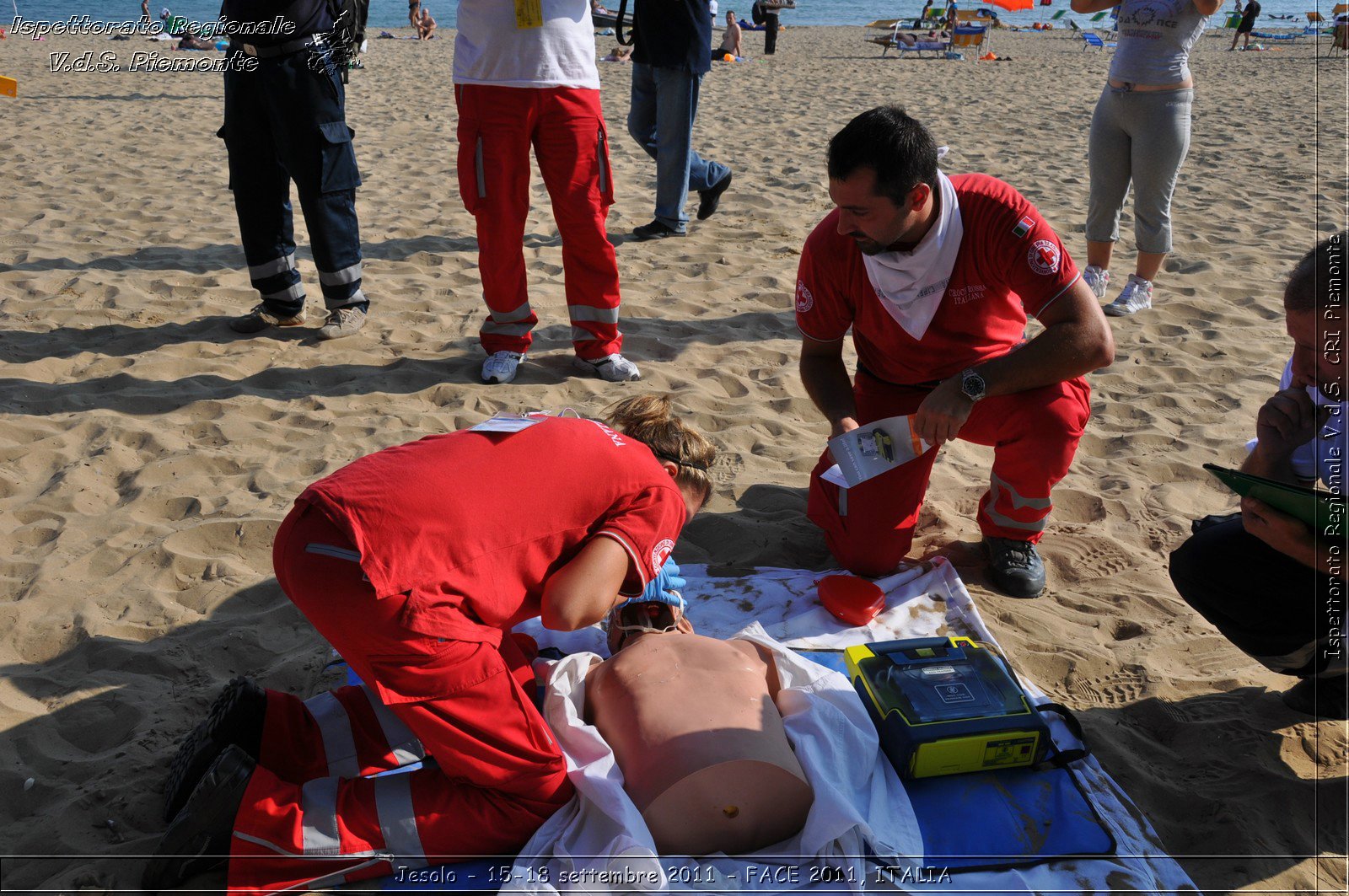 Jesolo - 15-18 settembre 2011 - FACE 2011, ITALIA -  Croce Rossa Italiana - Ispettorato Regionale Volontari del Soccorso Piemonte