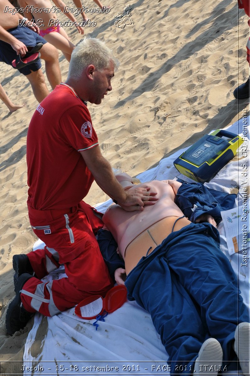 Jesolo - 15-18 settembre 2011 - FACE 2011, ITALIA -  Croce Rossa Italiana - Ispettorato Regionale Volontari del Soccorso Piemonte