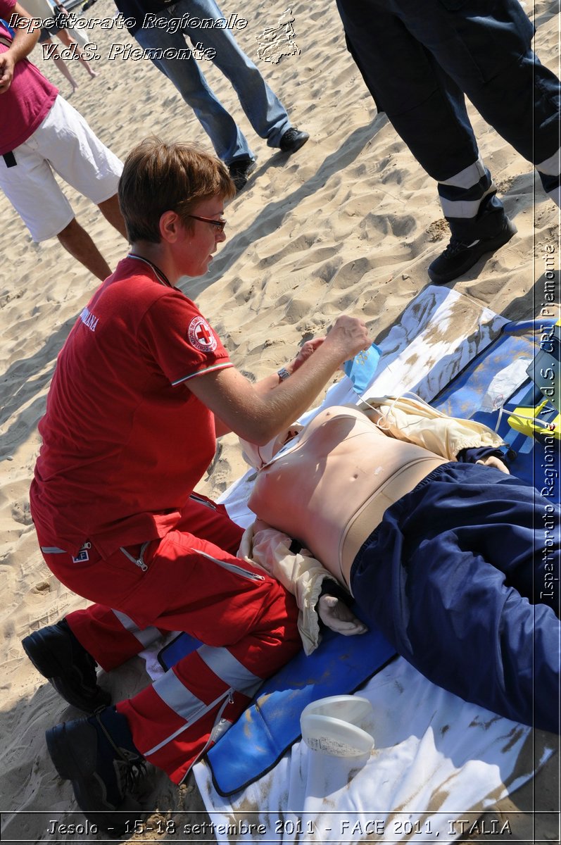 Jesolo - 15-18 settembre 2011 - FACE 2011, ITALIA -  Croce Rossa Italiana - Ispettorato Regionale Volontari del Soccorso Piemonte