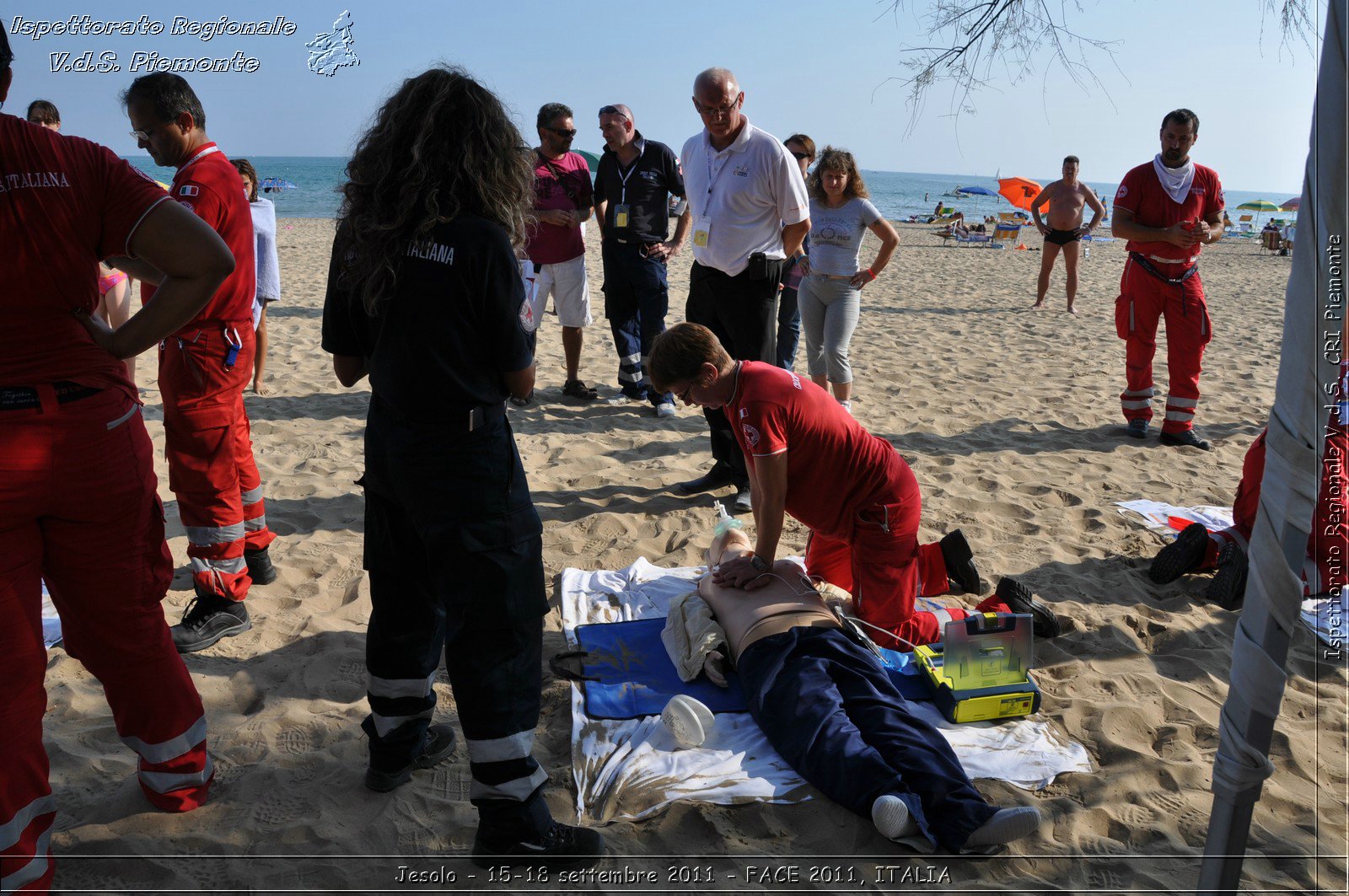 Jesolo - 15-18 settembre 2011 - FACE 2011, ITALIA -  Croce Rossa Italiana - Ispettorato Regionale Volontari del Soccorso Piemonte