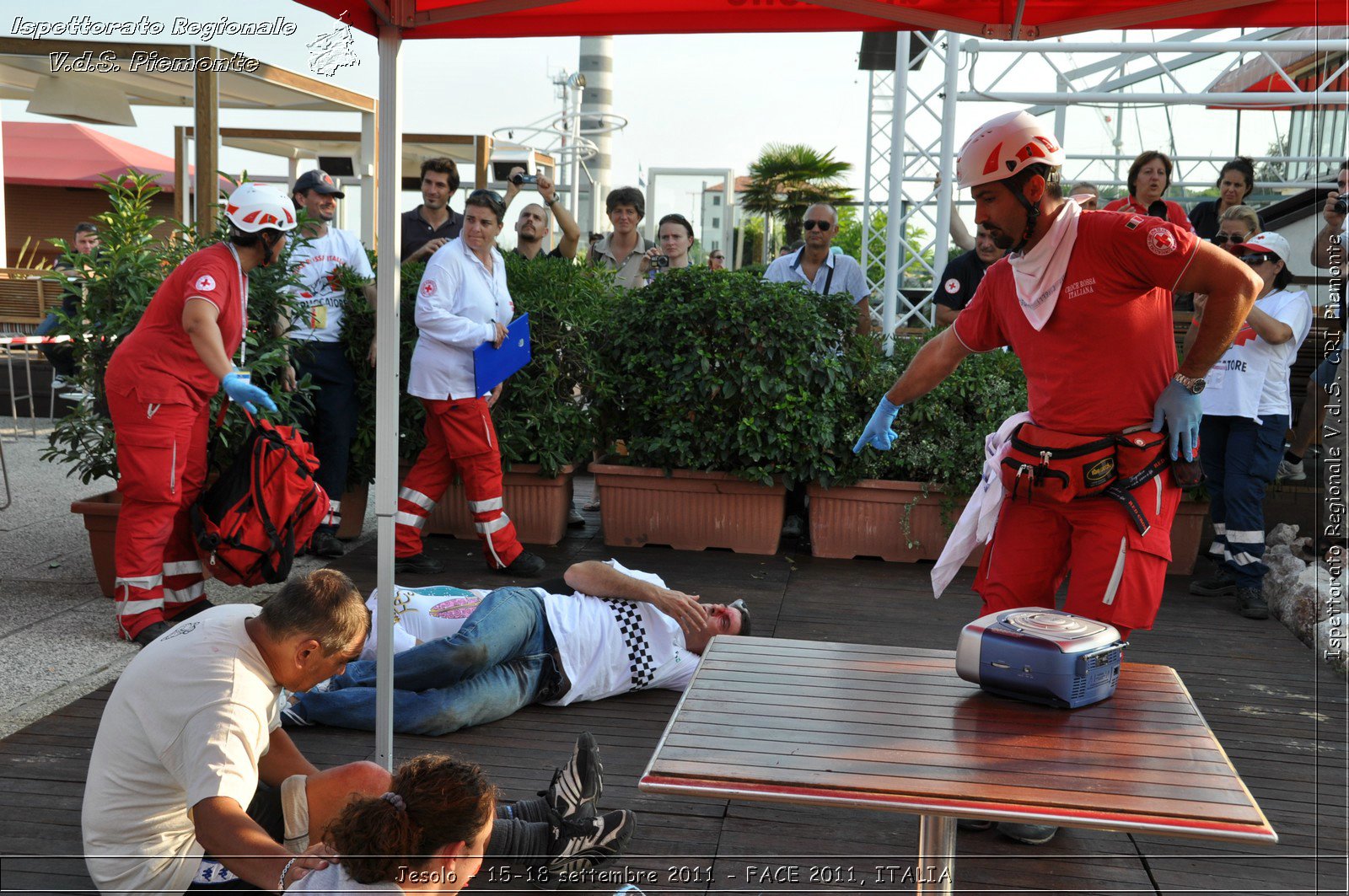 Jesolo - 15-18 settembre 2011 - FACE 2011, ITALIA -  Croce Rossa Italiana - Ispettorato Regionale Volontari del Soccorso Piemonte