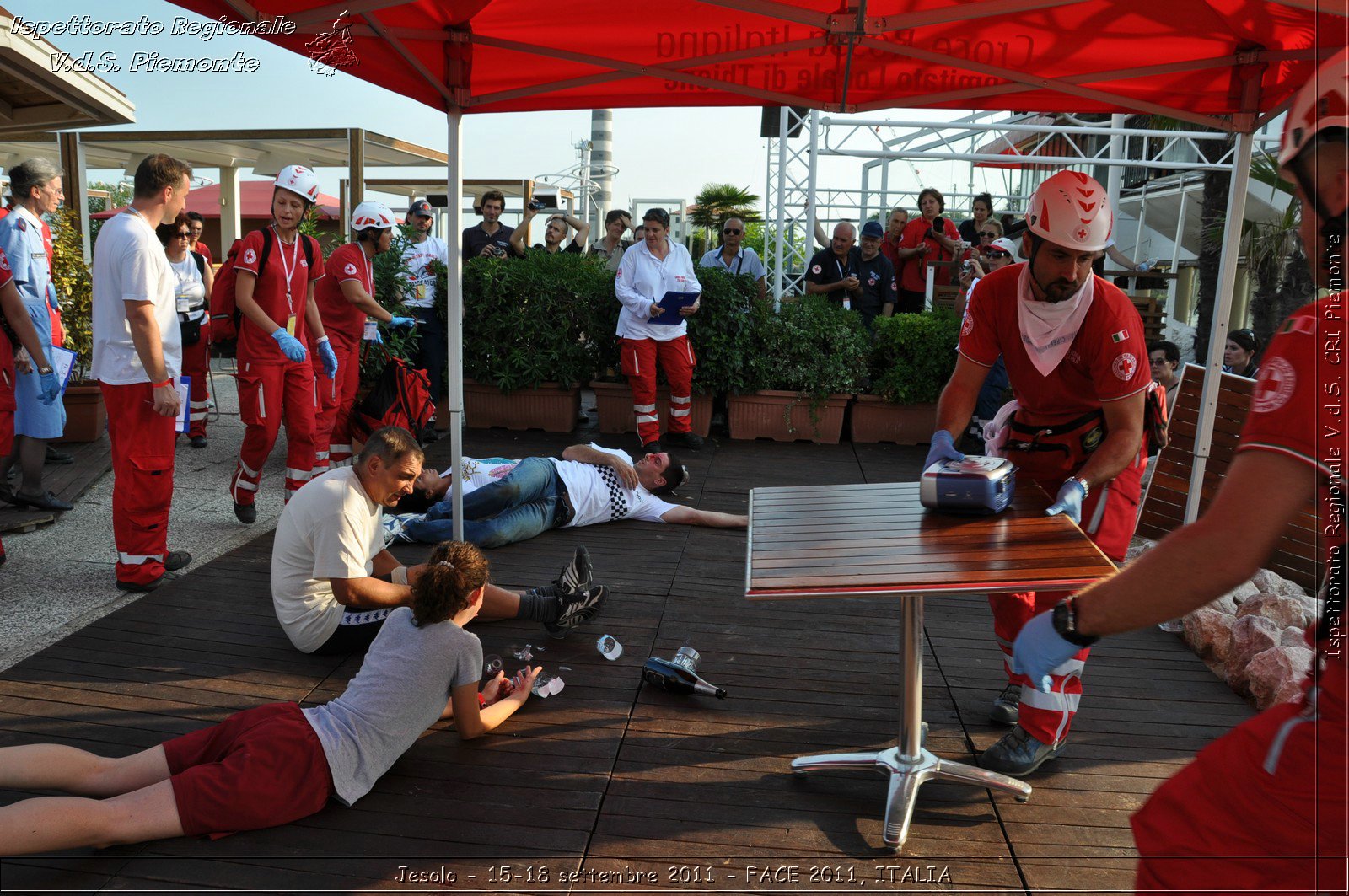 Jesolo - 15-18 settembre 2011 - FACE 2011, ITALIA -  Croce Rossa Italiana - Ispettorato Regionale Volontari del Soccorso Piemonte