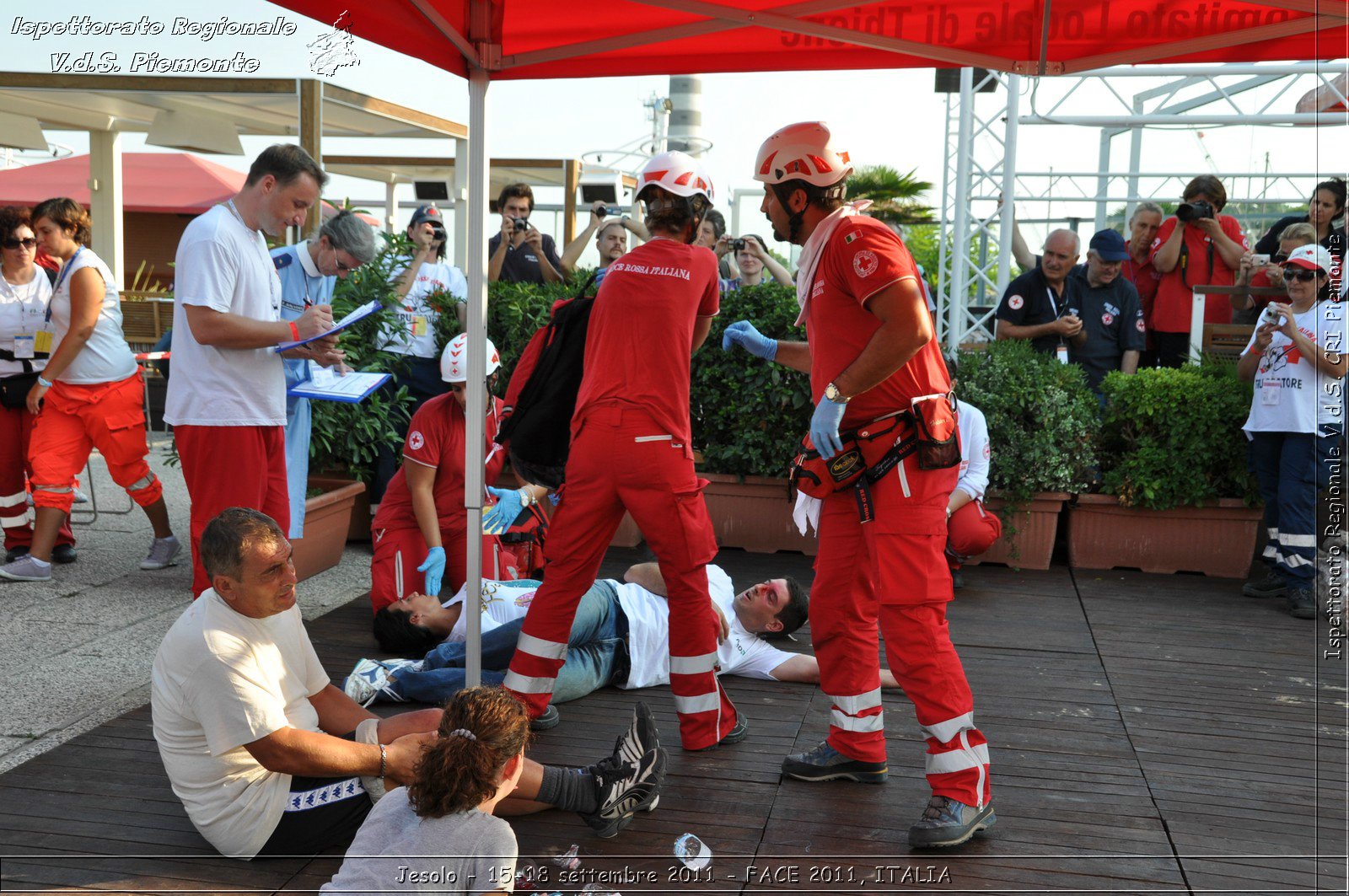 Jesolo - 15-18 settembre 2011 - FACE 2011, ITALIA -  Croce Rossa Italiana - Ispettorato Regionale Volontari del Soccorso Piemonte