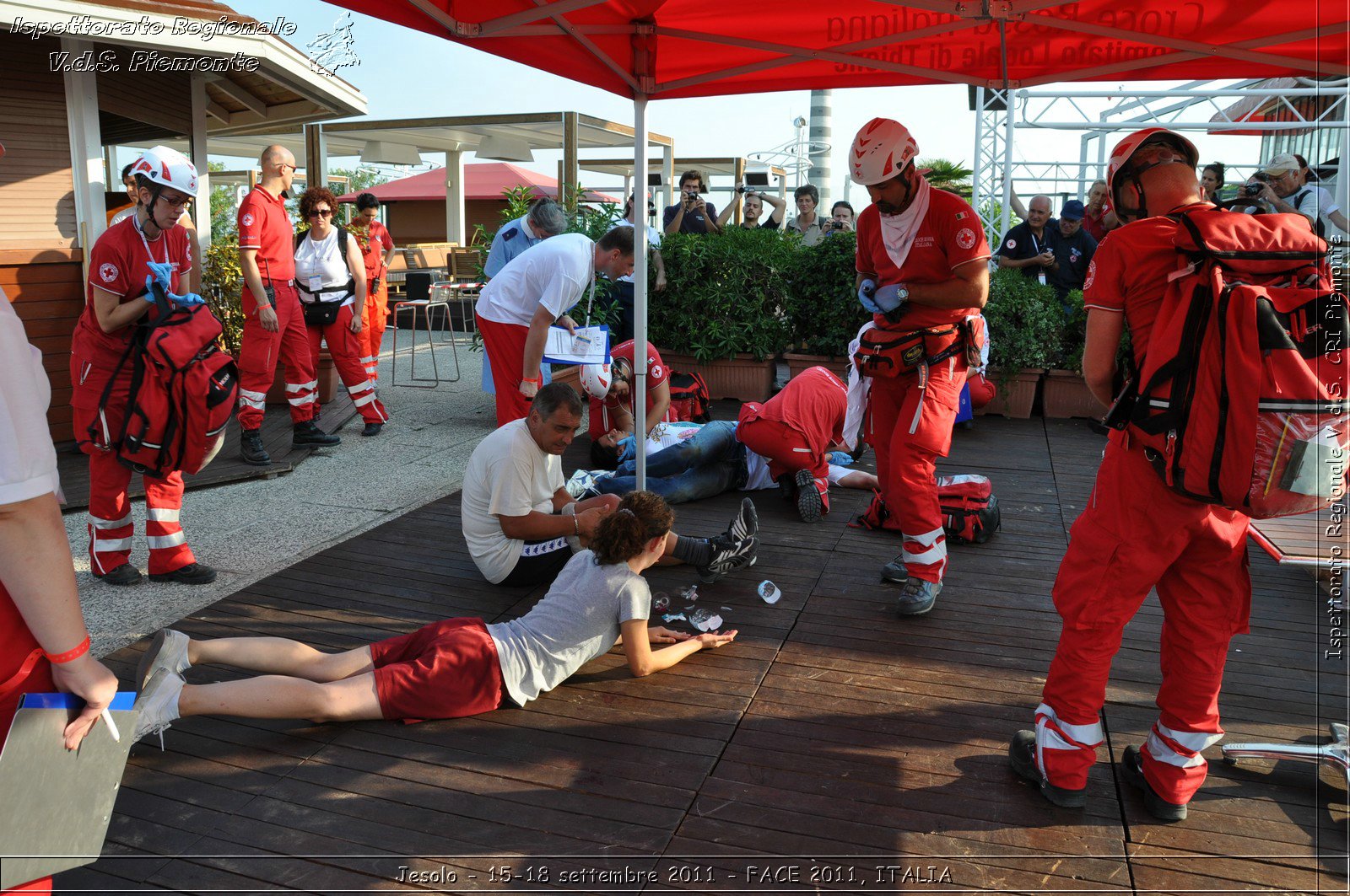 Jesolo - 15-18 settembre 2011 - FACE 2011, ITALIA -  Croce Rossa Italiana - Ispettorato Regionale Volontari del Soccorso Piemonte