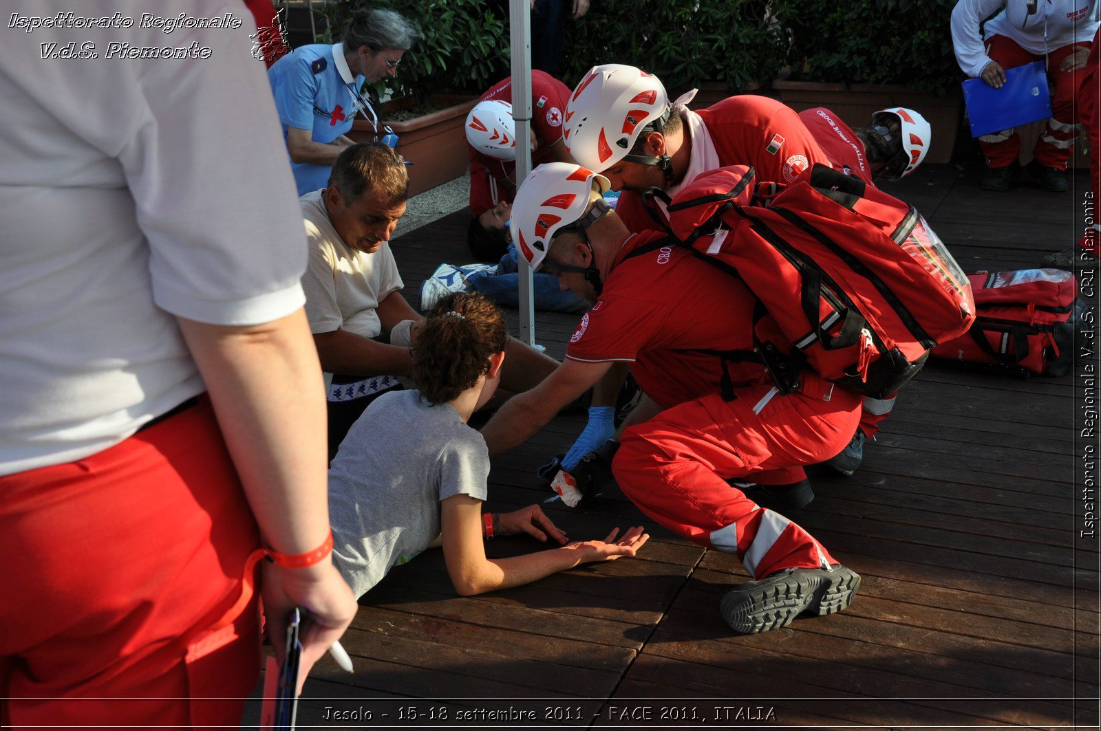 Jesolo - 15-18 settembre 2011 - FACE 2011, ITALIA -  Croce Rossa Italiana - Ispettorato Regionale Volontari del Soccorso Piemonte