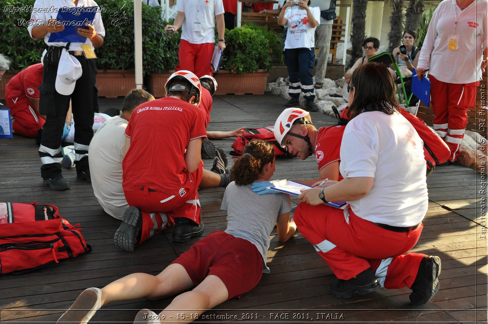 Jesolo - 15-18 settembre 2011 - FACE 2011, ITALIA -  Croce Rossa Italiana - Ispettorato Regionale Volontari del Soccorso Piemonte