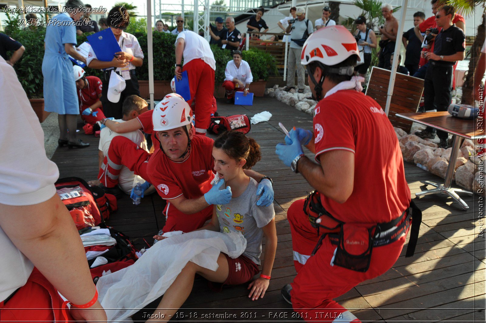 Jesolo - 15-18 settembre 2011 - FACE 2011, ITALIA -  Croce Rossa Italiana - Ispettorato Regionale Volontari del Soccorso Piemonte