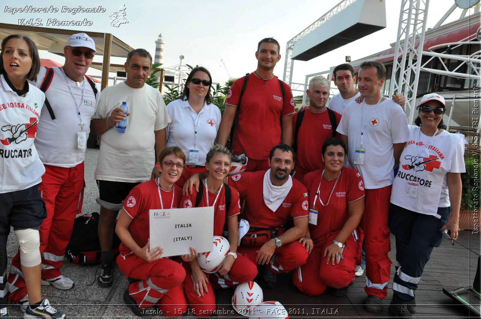 Jesolo - 15-18 settembre 2011 - FACE 2011, ITALIA -  Croce Rossa Italiana - Ispettorato Regionale Volontari del Soccorso Piemonte