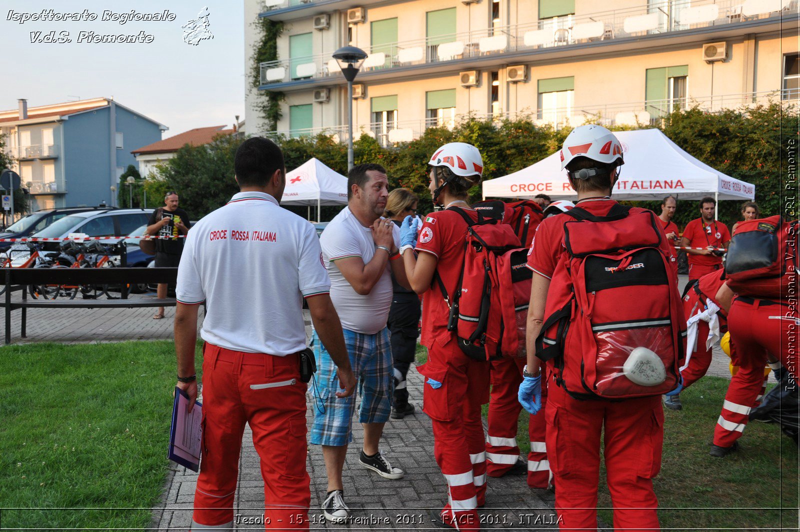 Jesolo - 15-18 settembre 2011 - FACE 2011, ITALIA -  Croce Rossa Italiana - Ispettorato Regionale Volontari del Soccorso Piemonte