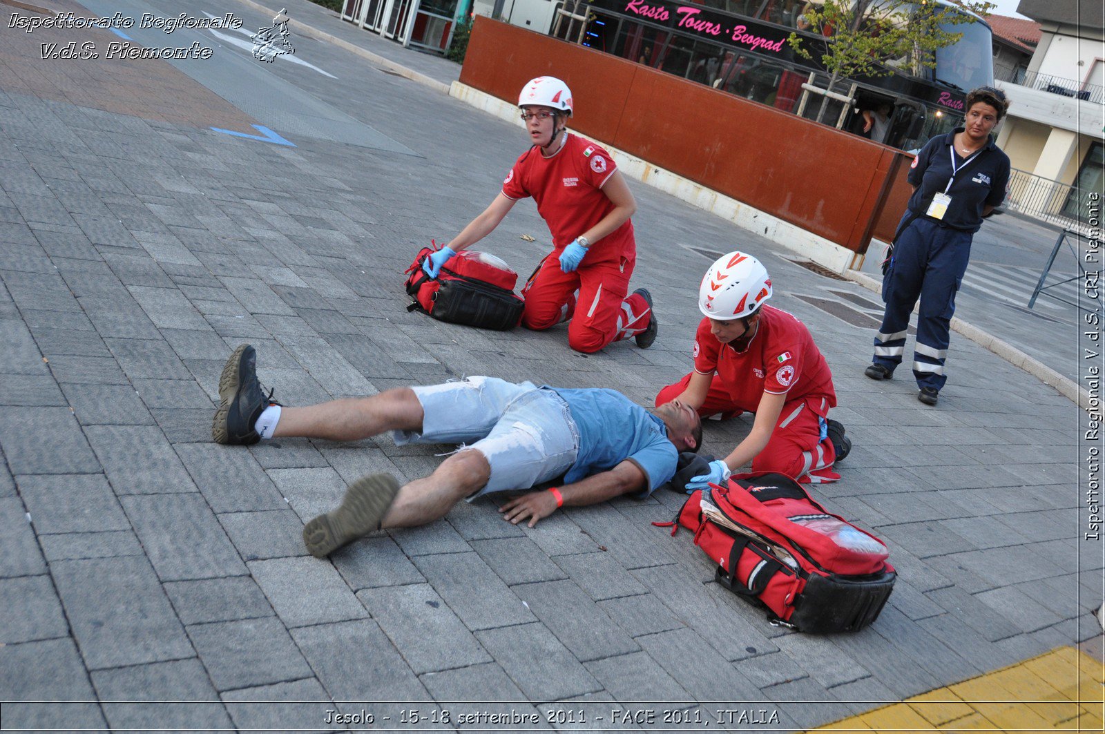 Jesolo - 15-18 settembre 2011 - FACE 2011, ITALIA -  Croce Rossa Italiana - Ispettorato Regionale Volontari del Soccorso Piemonte