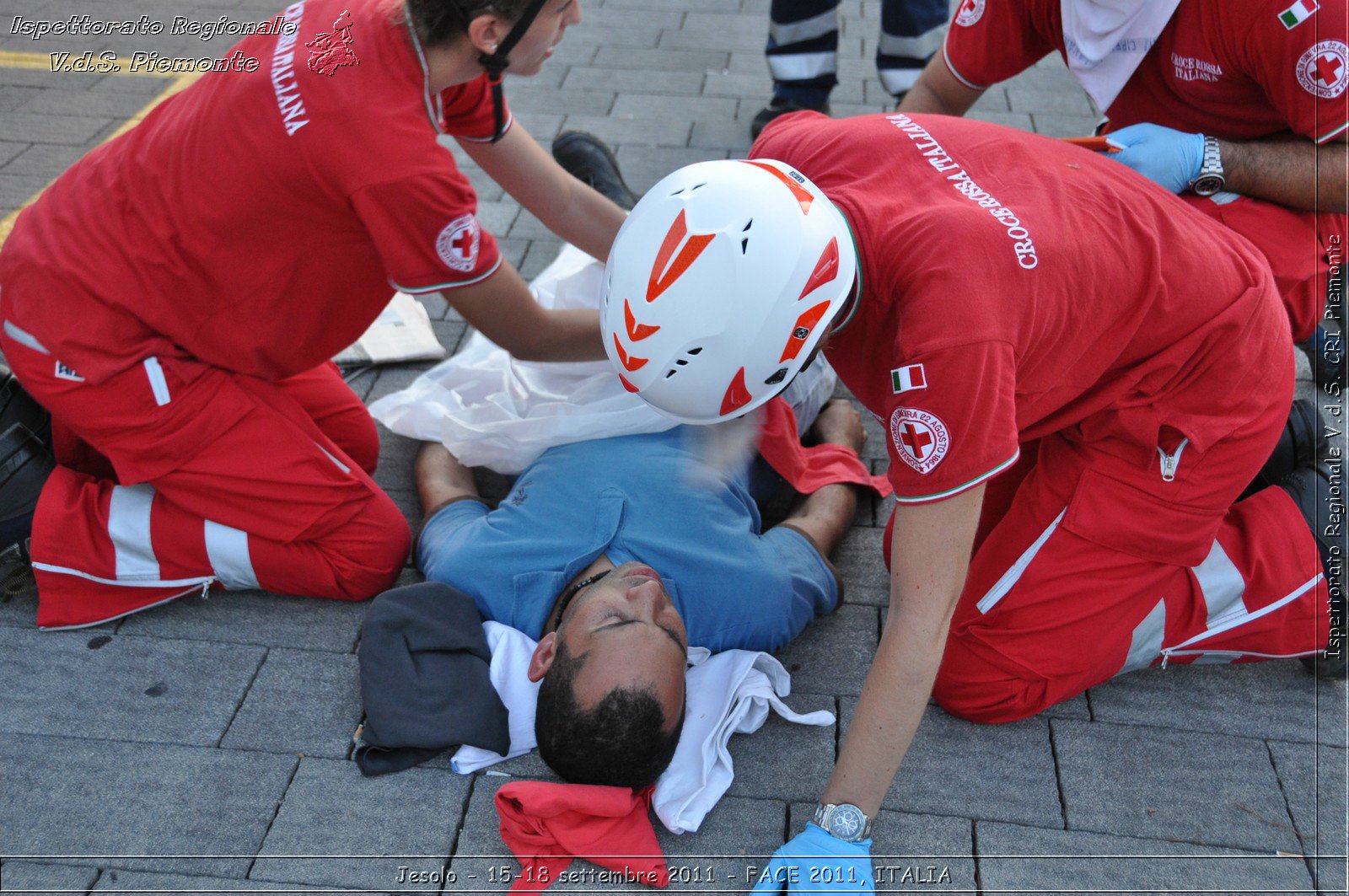 Jesolo - 15-18 settembre 2011 - FACE 2011, ITALIA -  Croce Rossa Italiana - Ispettorato Regionale Volontari del Soccorso Piemonte