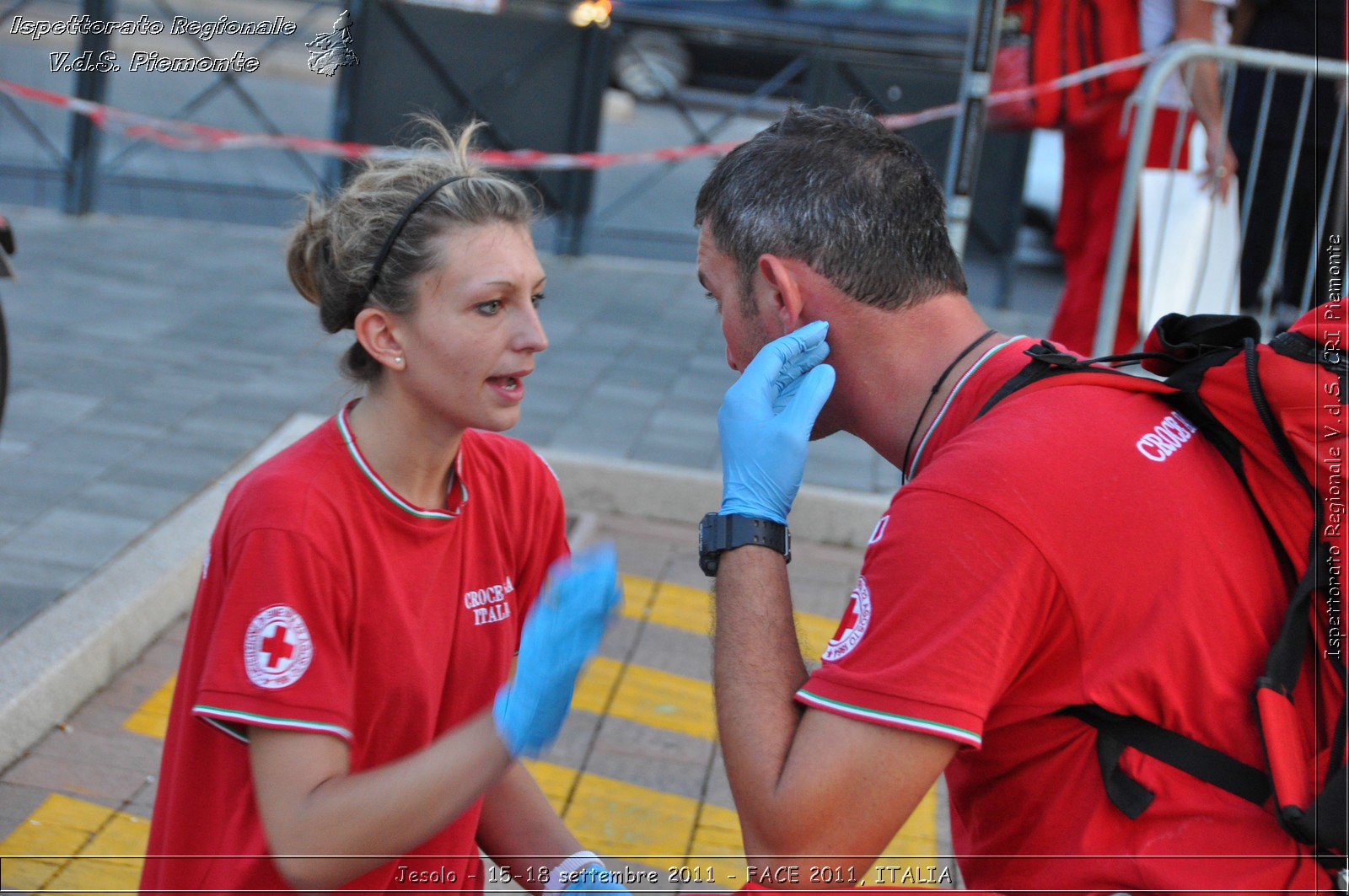 Jesolo - 15-18 settembre 2011 - FACE 2011, ITALIA -  Croce Rossa Italiana - Ispettorato Regionale Volontari del Soccorso Piemonte