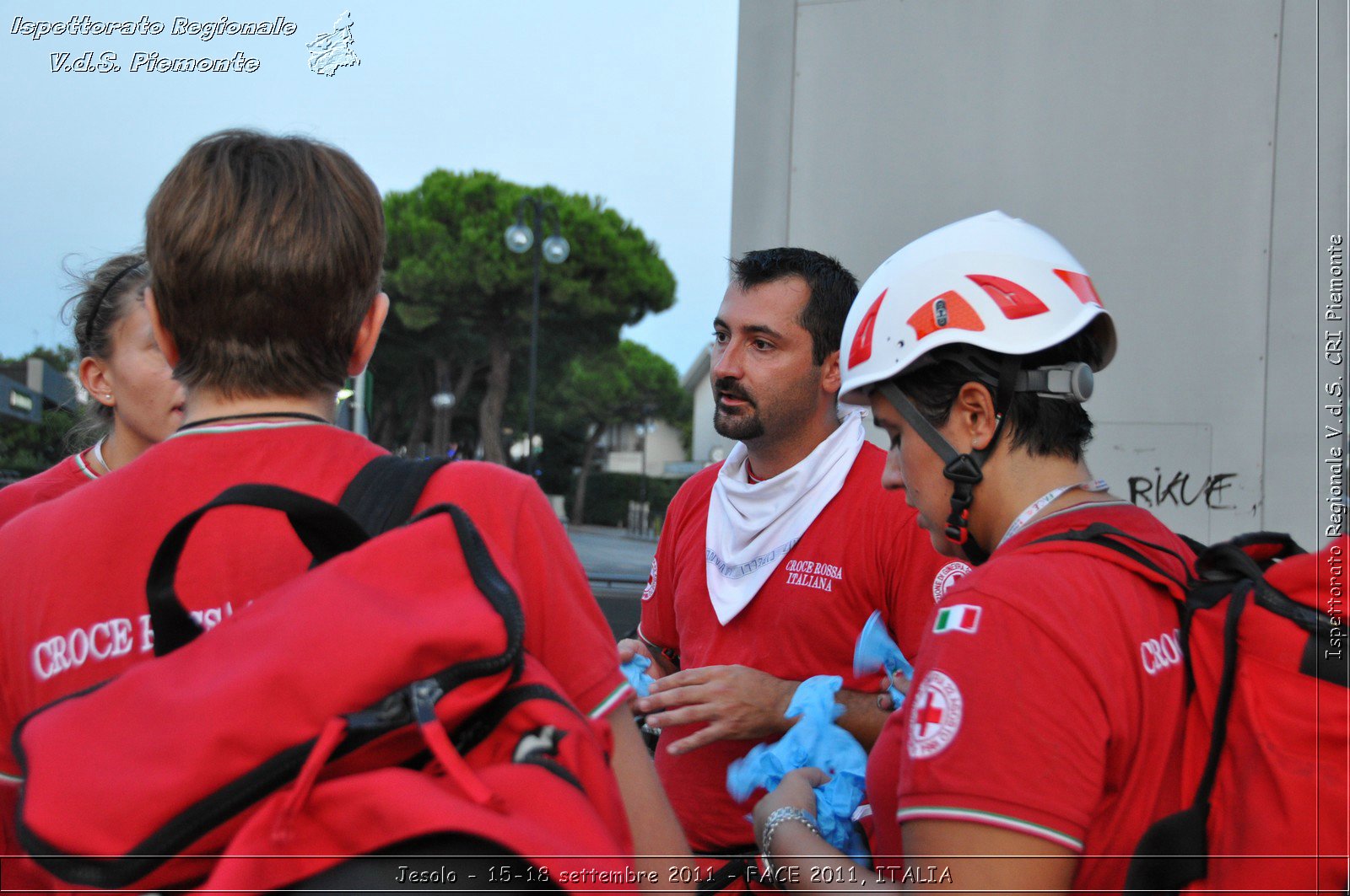 Jesolo - 15-18 settembre 2011 - FACE 2011, ITALIA -  Croce Rossa Italiana - Ispettorato Regionale Volontari del Soccorso Piemonte