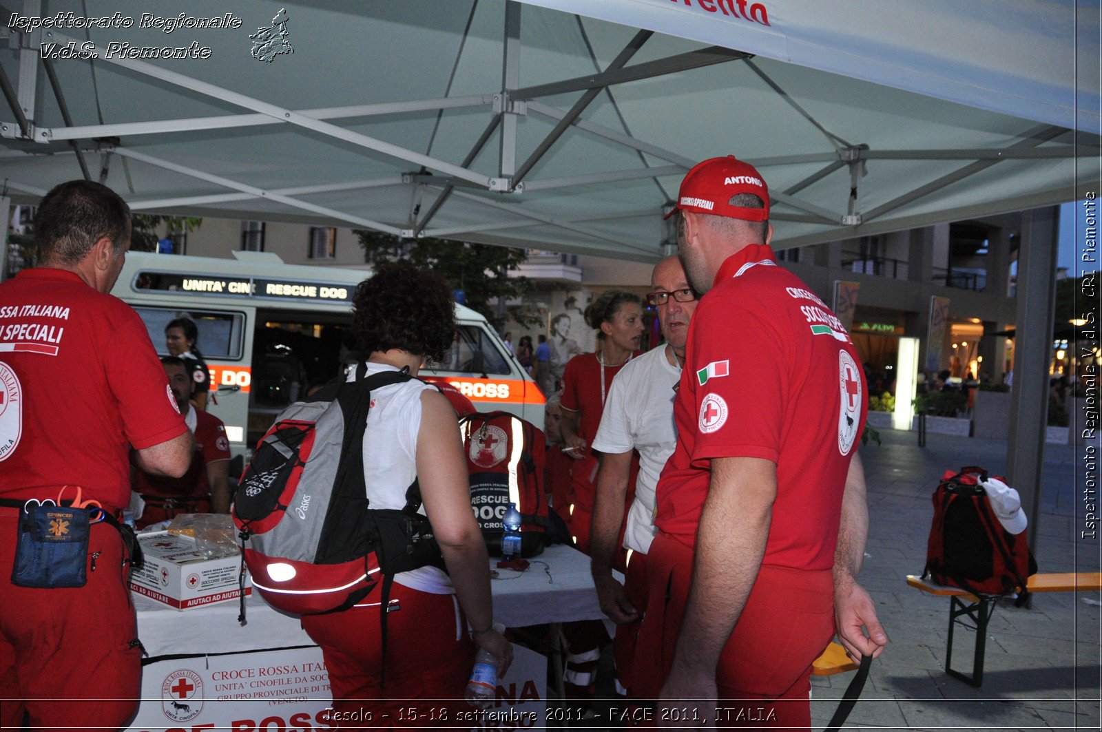 Jesolo - 15-18 settembre 2011 - FACE 2011, ITALIA -  Croce Rossa Italiana - Ispettorato Regionale Volontari del Soccorso Piemonte