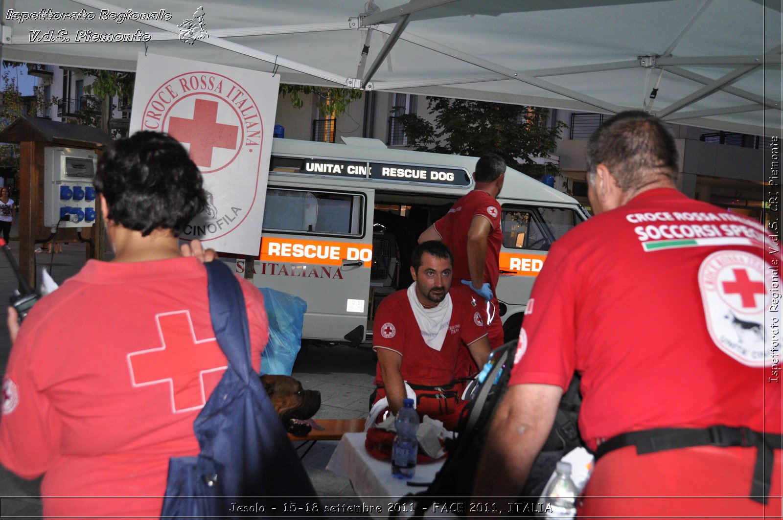 Jesolo - 15-18 settembre 2011 - FACE 2011, ITALIA -  Croce Rossa Italiana - Ispettorato Regionale Volontari del Soccorso Piemonte