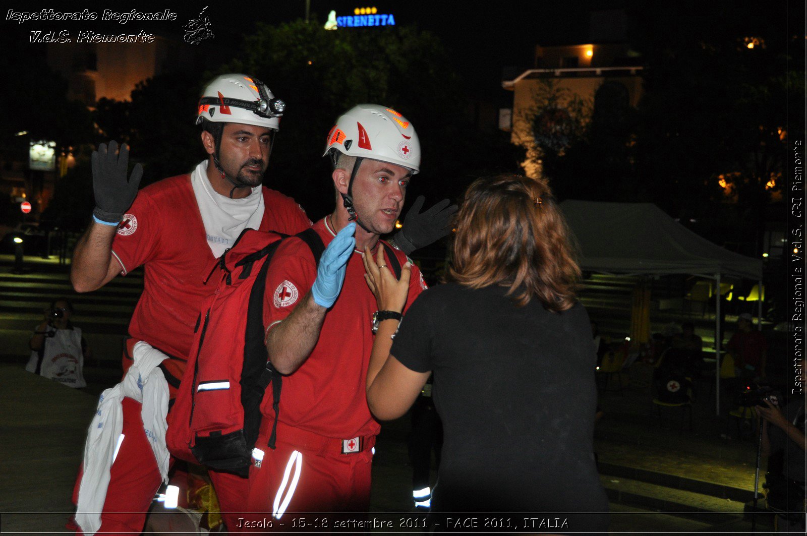 Jesolo - 15-18 settembre 2011 - FACE 2011, ITALIA -  Croce Rossa Italiana - Ispettorato Regionale Volontari del Soccorso Piemonte