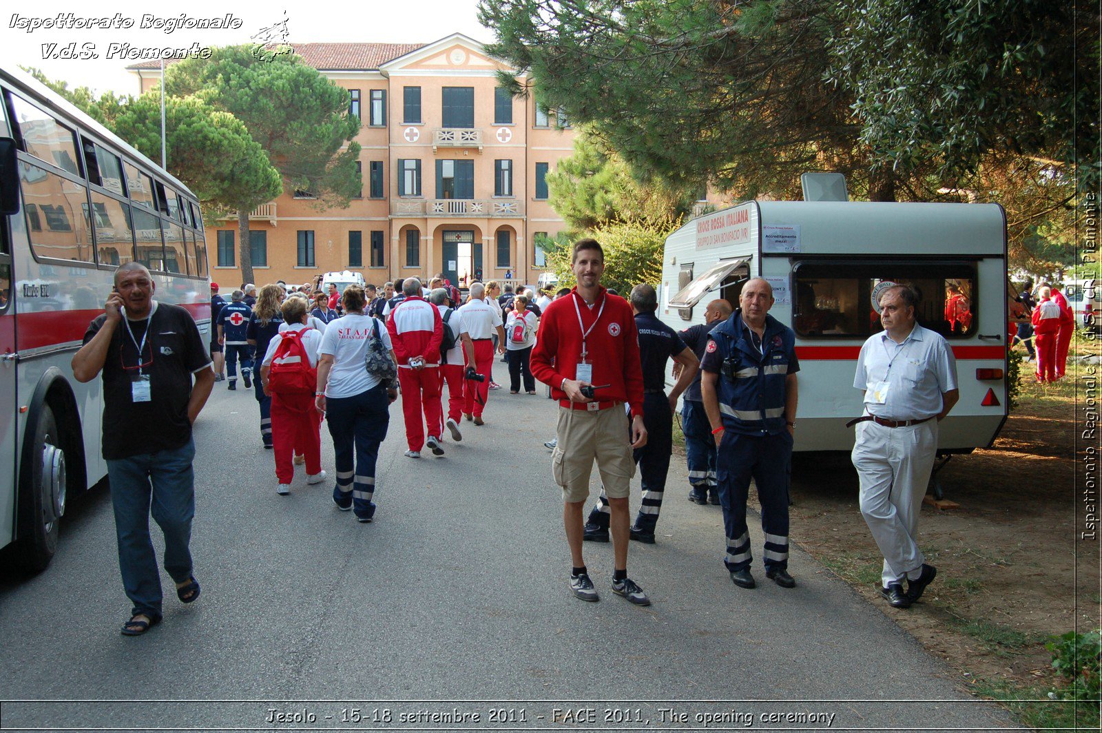 Jesolo - 15-18 settembre 2011 - FACE 2011, The opening ceremony -  Croce Rossa Italiana - Ispettorato Regionale Volontari del Soccorso Piemonte