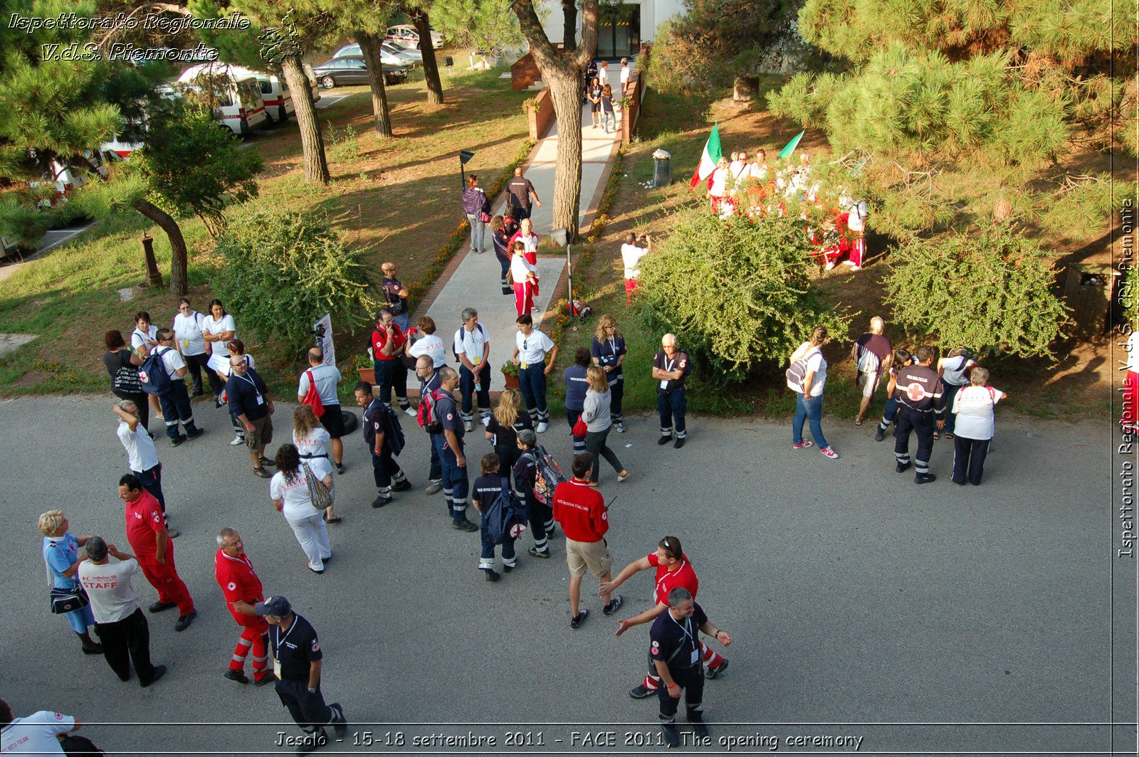 Jesolo - 15-18 settembre 2011 - FACE 2011, The opening ceremony -  Croce Rossa Italiana - Ispettorato Regionale Volontari del Soccorso Piemonte