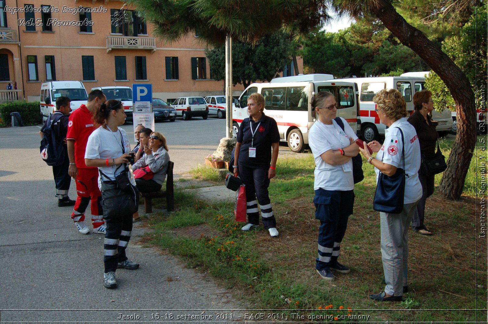 Jesolo - 15-18 settembre 2011 - FACE 2011, The opening ceremony -  Croce Rossa Italiana - Ispettorato Regionale Volontari del Soccorso Piemonte