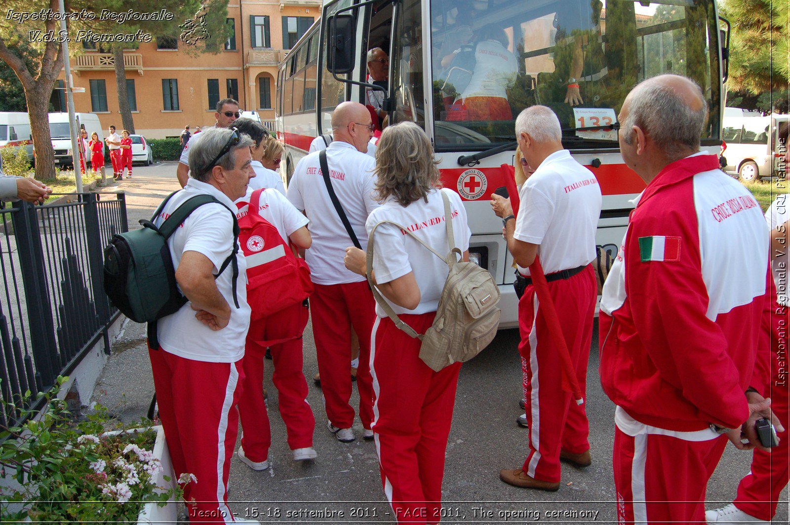 Jesolo - 15-18 settembre 2011 - FACE 2011, The opening ceremony -  Croce Rossa Italiana - Ispettorato Regionale Volontari del Soccorso Piemonte