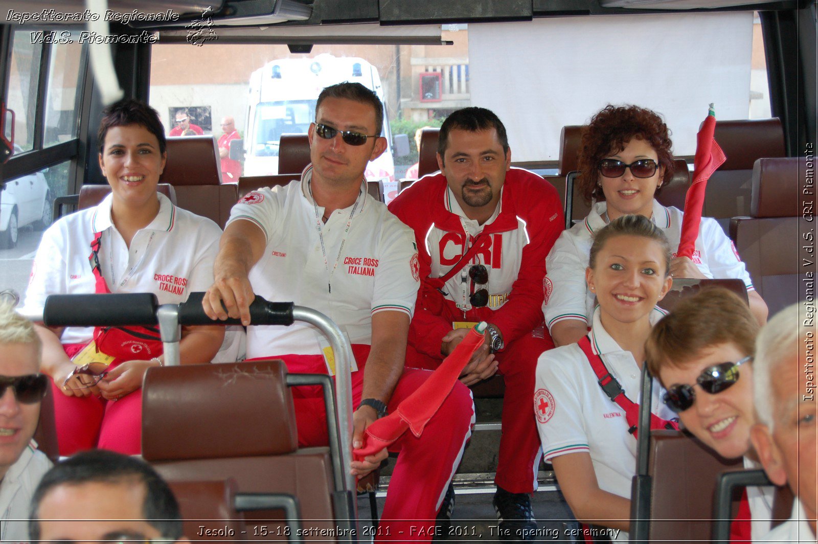 Jesolo - 15-18 settembre 2011 - FACE 2011, The opening ceremony -  Croce Rossa Italiana - Ispettorato Regionale Volontari del Soccorso Piemonte