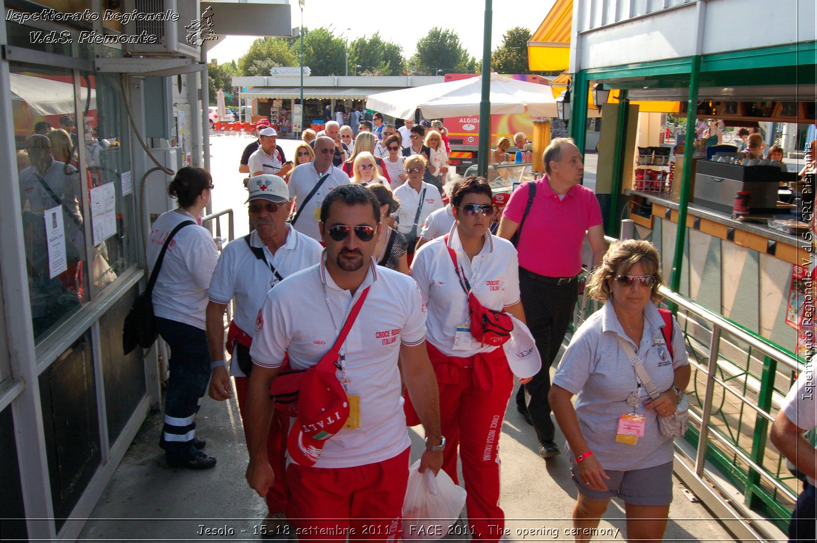 Jesolo - 15-18 settembre 2011 - FACE 2011, The opening ceremony -  Croce Rossa Italiana - Ispettorato Regionale Volontari del Soccorso Piemonte