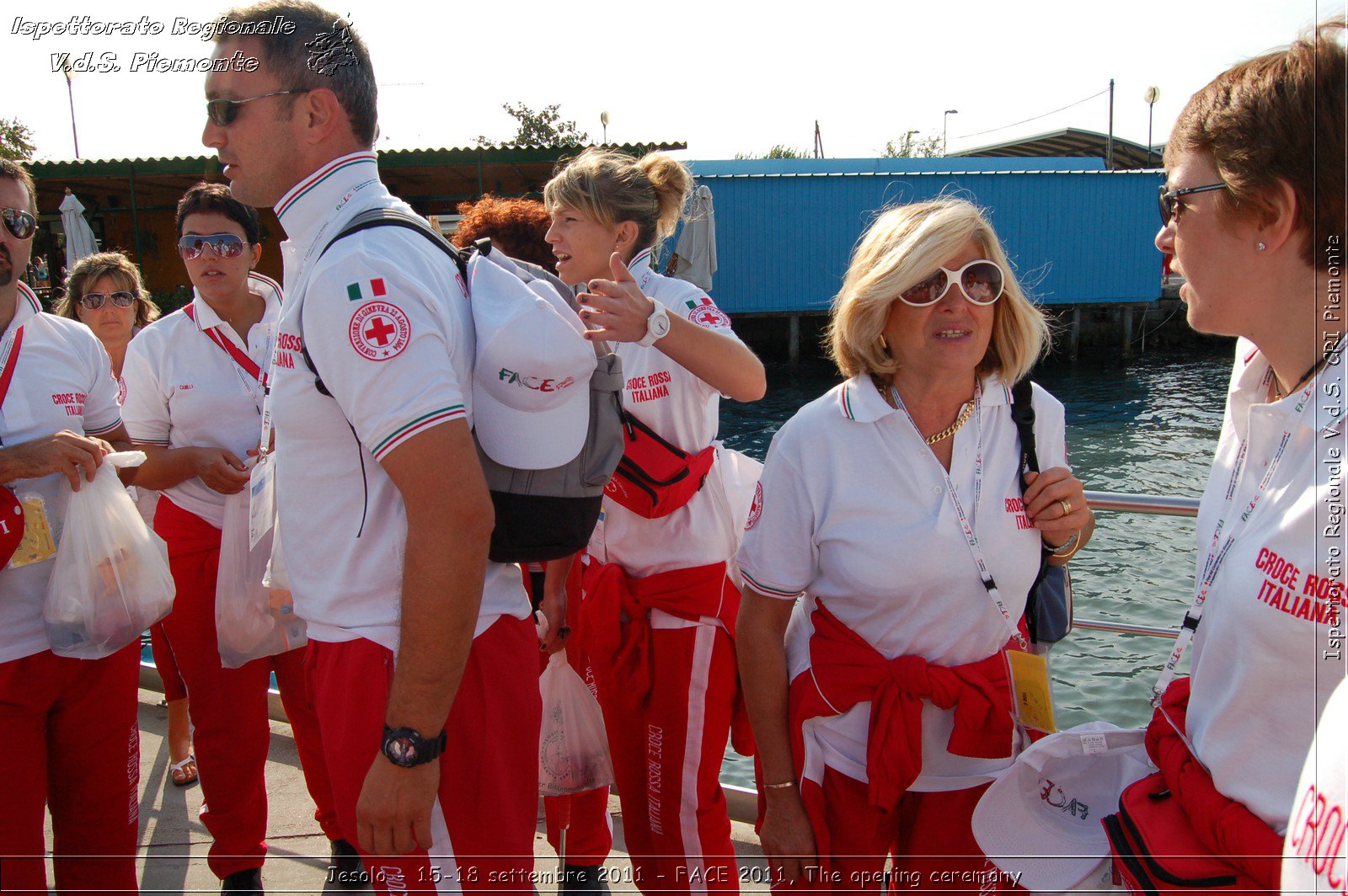 Jesolo - 15-18 settembre 2011 - FACE 2011, The opening ceremony -  Croce Rossa Italiana - Ispettorato Regionale Volontari del Soccorso Piemonte