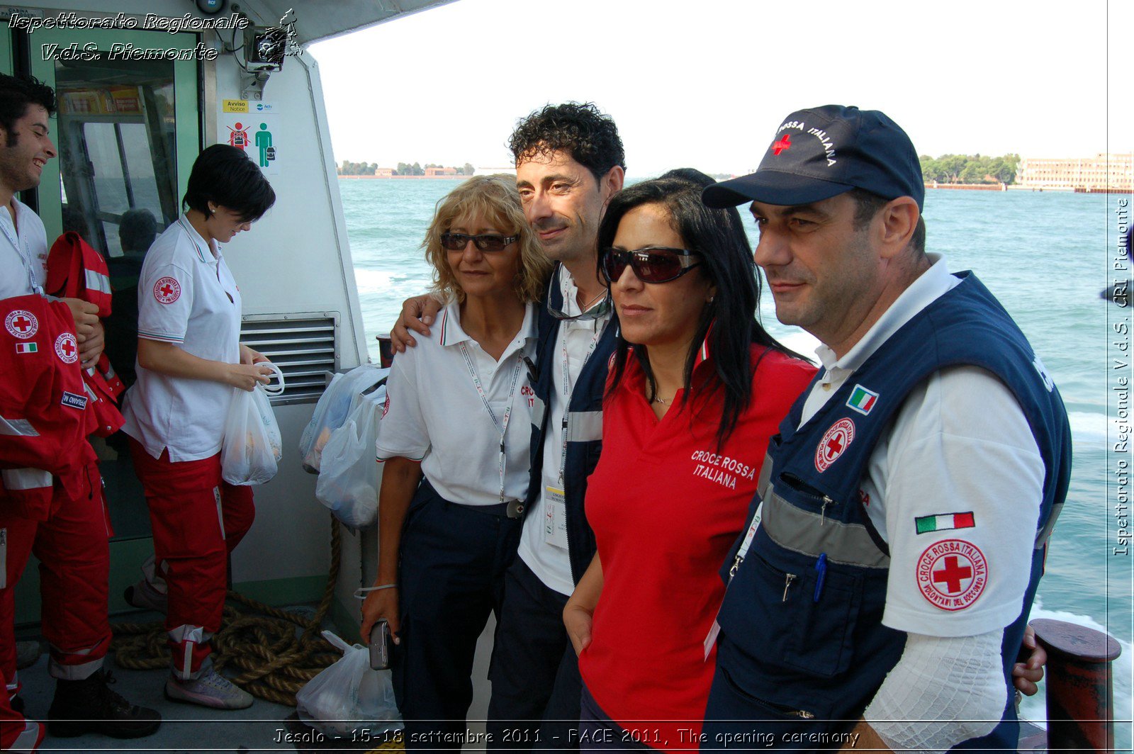 Jesolo - 15-18 settembre 2011 - FACE 2011, The opening ceremony -  Croce Rossa Italiana - Ispettorato Regionale Volontari del Soccorso Piemonte