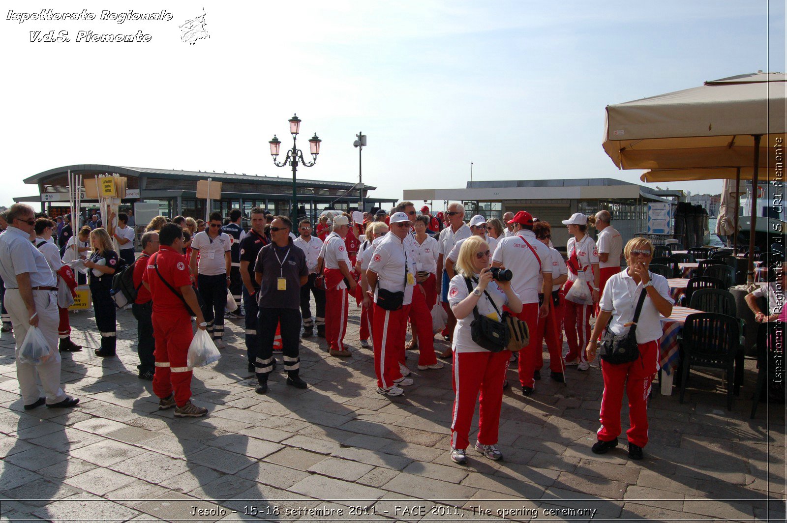 Jesolo - 15-18 settembre 2011 - FACE 2011, The opening ceremony -  Croce Rossa Italiana - Ispettorato Regionale Volontari del Soccorso Piemonte