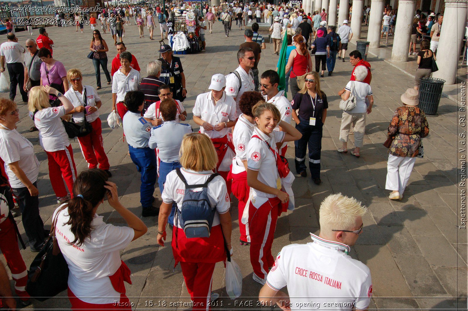 Jesolo - 15-18 settembre 2011 - FACE 2011, The opening ceremony -  Croce Rossa Italiana - Ispettorato Regionale Volontari del Soccorso Piemonte