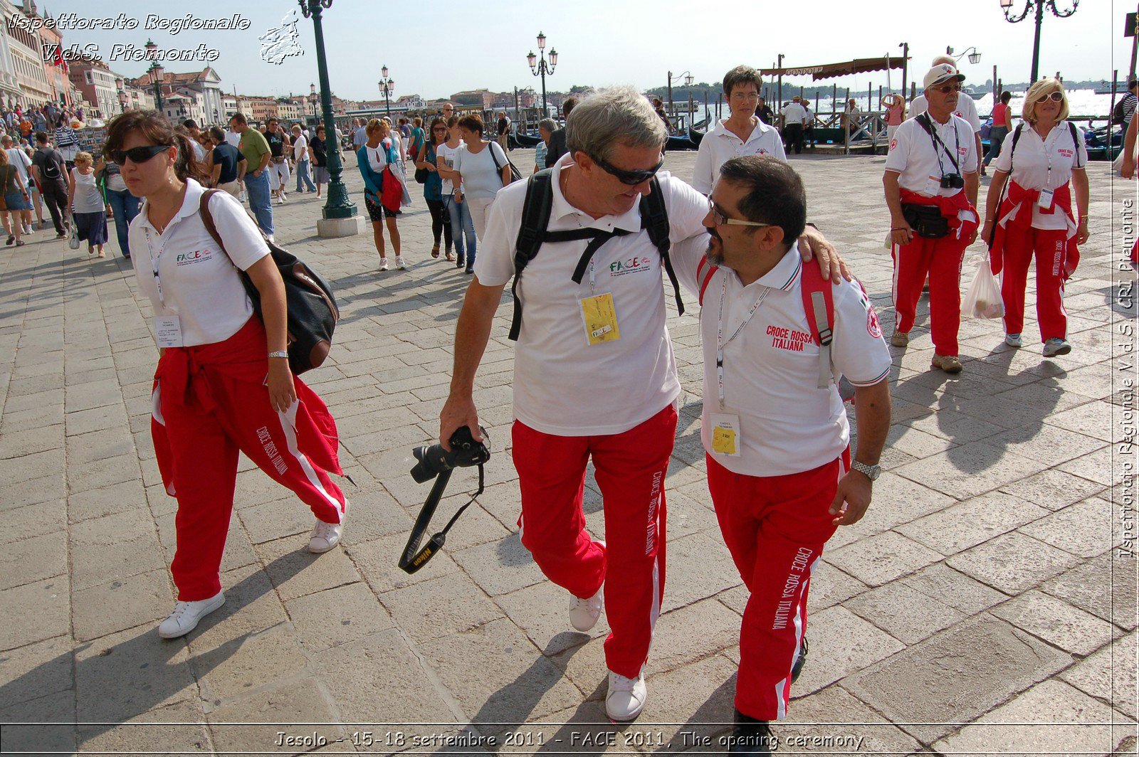 Jesolo - 15-18 settembre 2011 - FACE 2011, The opening ceremony -  Croce Rossa Italiana - Ispettorato Regionale Volontari del Soccorso Piemonte