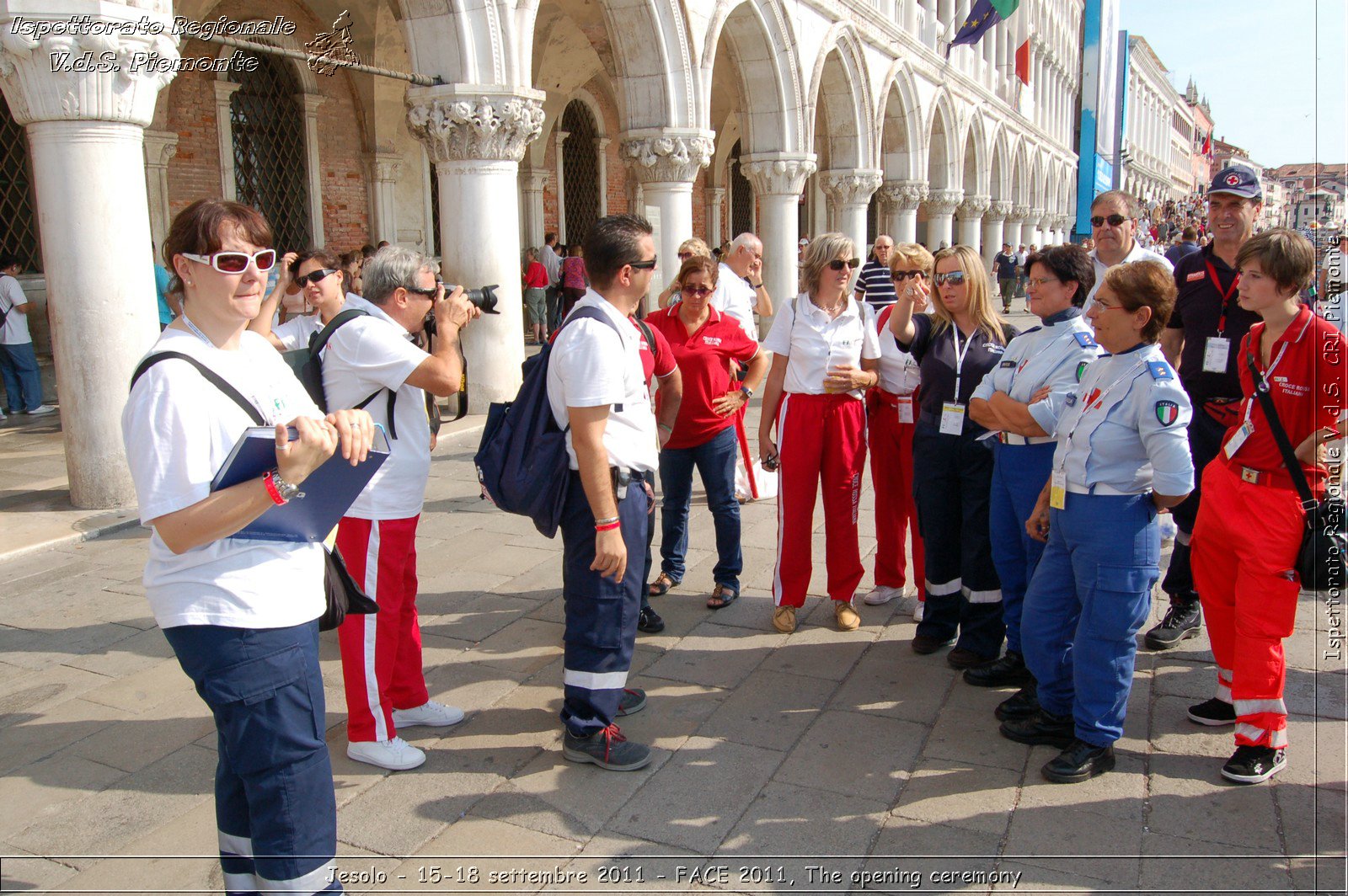 Jesolo - 15-18 settembre 2011 - FACE 2011, The opening ceremony -  Croce Rossa Italiana - Ispettorato Regionale Volontari del Soccorso Piemonte