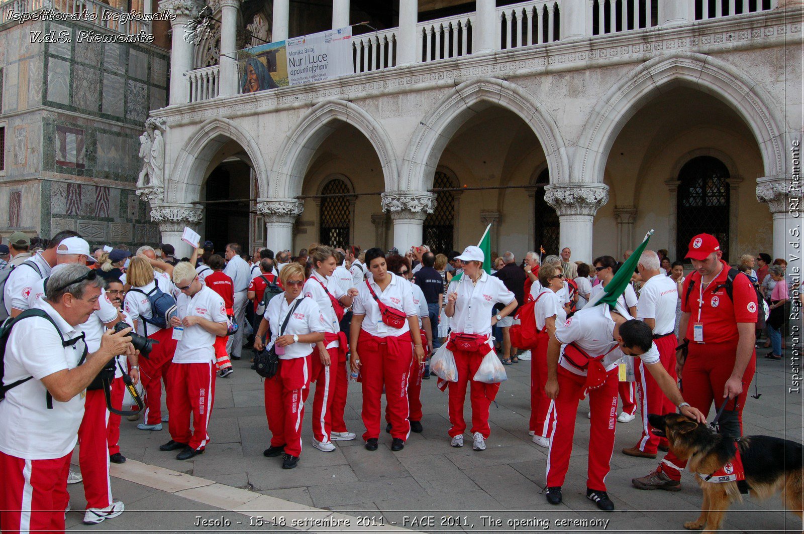 Jesolo - 15-18 settembre 2011 - FACE 2011, The opening ceremony -  Croce Rossa Italiana - Ispettorato Regionale Volontari del Soccorso Piemonte