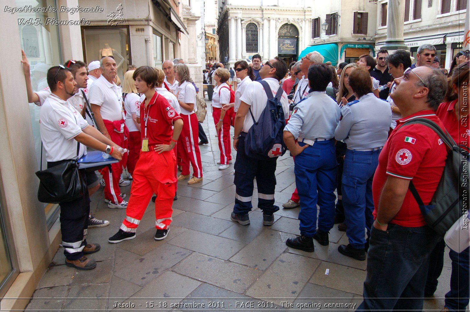 Jesolo - 15-18 settembre 2011 - FACE 2011, The opening ceremony -  Croce Rossa Italiana - Ispettorato Regionale Volontari del Soccorso Piemonte