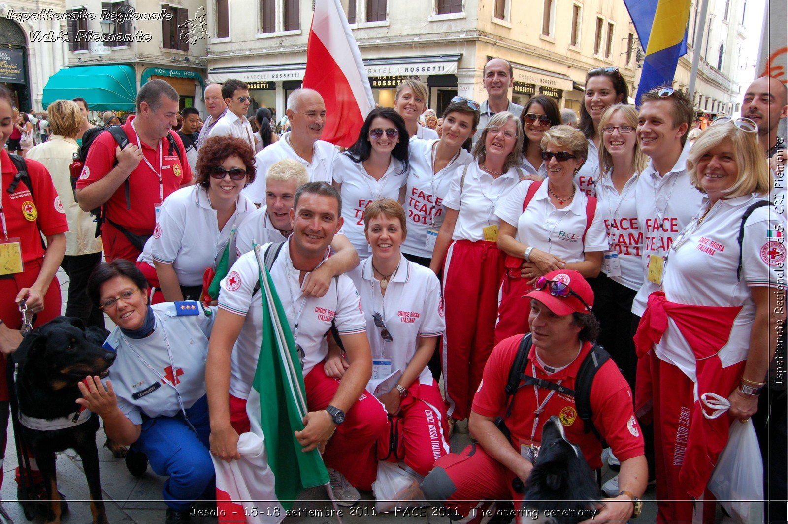 Jesolo - 15-18 settembre 2011 - FACE 2011, The opening ceremony -  Croce Rossa Italiana - Ispettorato Regionale Volontari del Soccorso Piemonte
