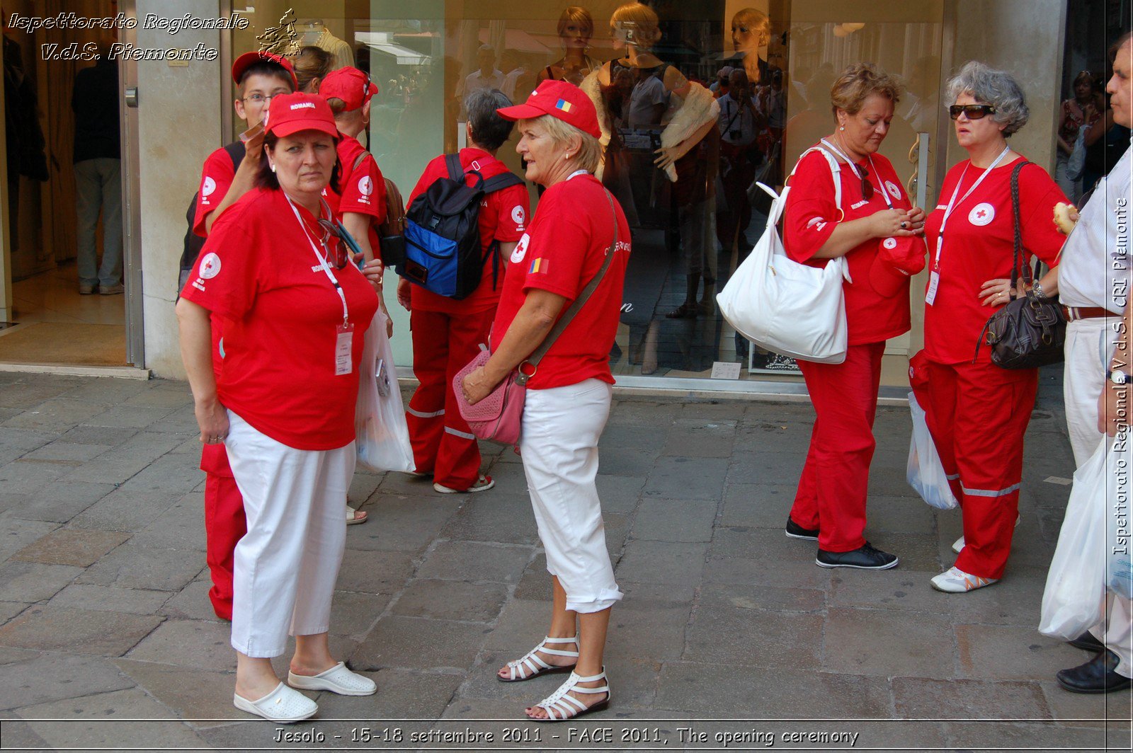 Jesolo - 15-18 settembre 2011 - FACE 2011, The opening ceremony -  Croce Rossa Italiana - Ispettorato Regionale Volontari del Soccorso Piemonte