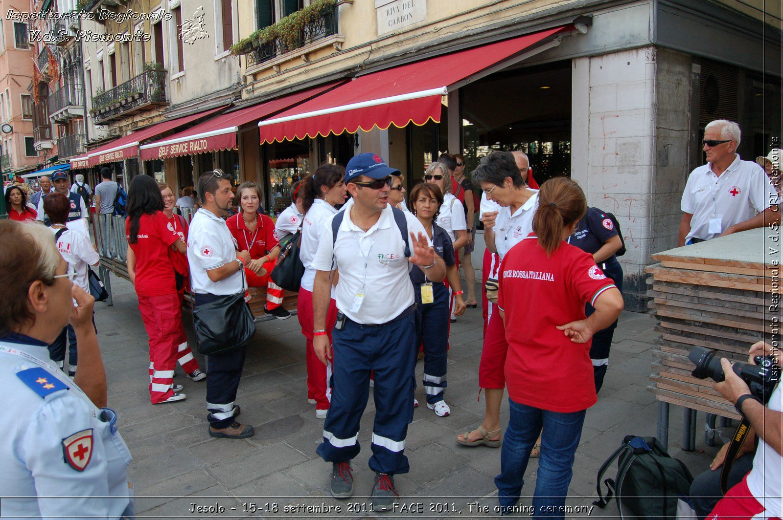 Jesolo - 15-18 settembre 2011 - FACE 2011, The opening ceremony -  Croce Rossa Italiana - Ispettorato Regionale Volontari del Soccorso Piemonte