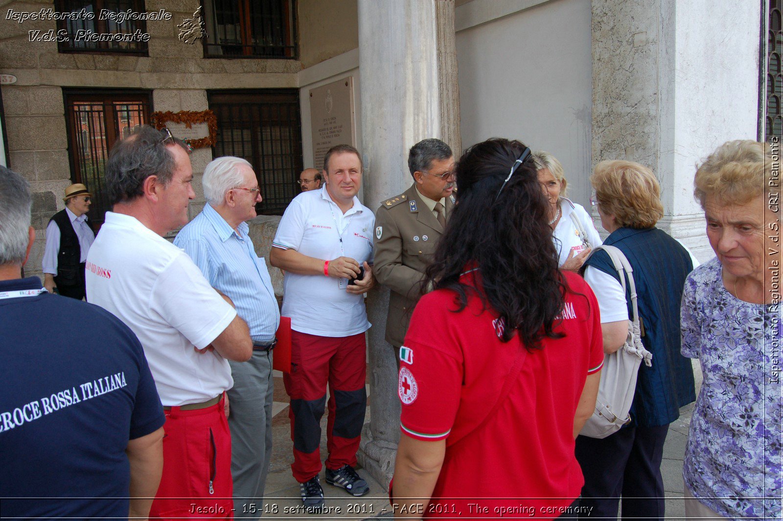 Jesolo - 15-18 settembre 2011 - FACE 2011, The opening ceremony -  Croce Rossa Italiana - Ispettorato Regionale Volontari del Soccorso Piemonte