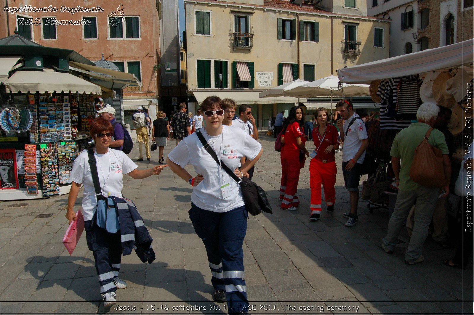 Jesolo - 15-18 settembre 2011 - FACE 2011, The opening ceremony -  Croce Rossa Italiana - Ispettorato Regionale Volontari del Soccorso Piemonte
